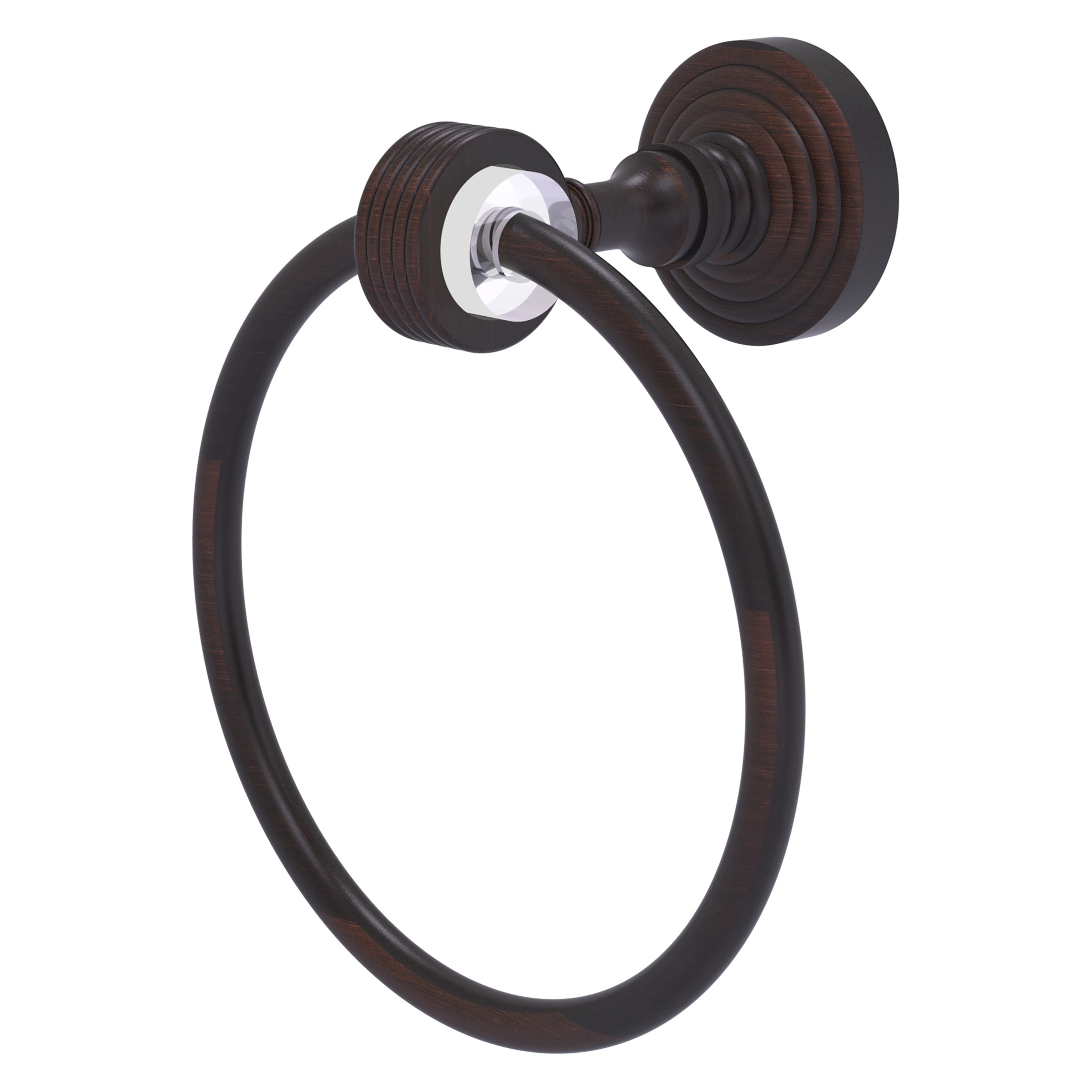 Allied Brass PG-16G-VB Pacific Grove Venetian Bronze Wall mount Single Towel Ring