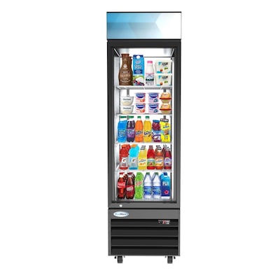 Amazon.com: True GDM-12-HC-LD Single Swing Glass Door Merchandiser  Refrigerator with Hydrocarbon Refrigerant and LED Lighting, Holds 33 Degree  F to 38 Degree F, 62.375