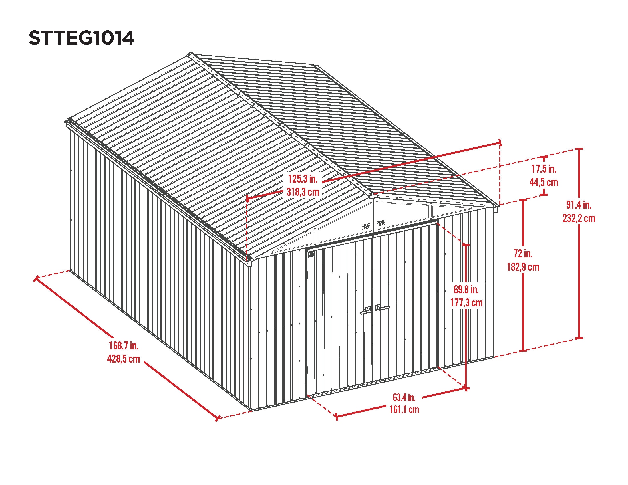 Scotts STTEG1014 Metal-Storage-Buildings-Sheds - View #8