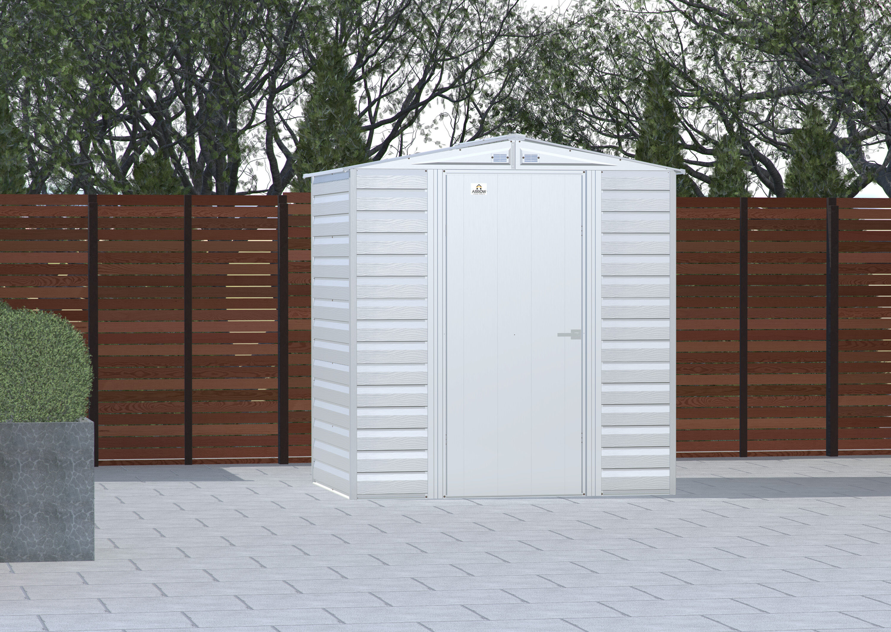 Arrow SCG65FG 6-ft x 5-ft Select Galvanized steel Storage Shed