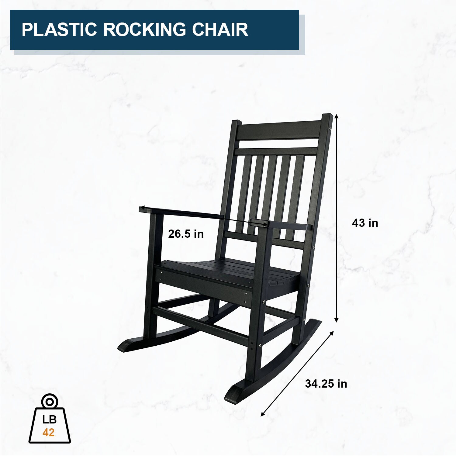 Shine Company 7632BK Patio-Chairs - View #8