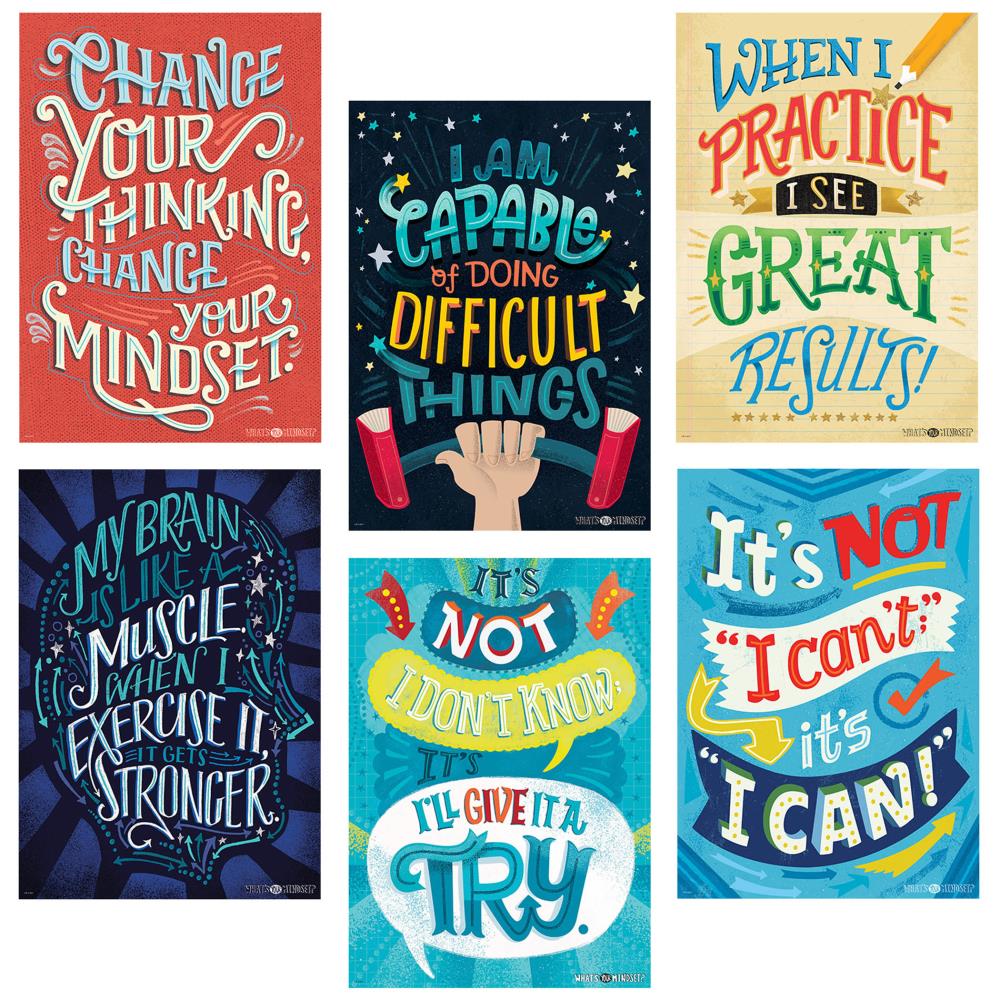 Creative Teaching Press Mindset Inspire U Poster 6-Pack at Lowes.com