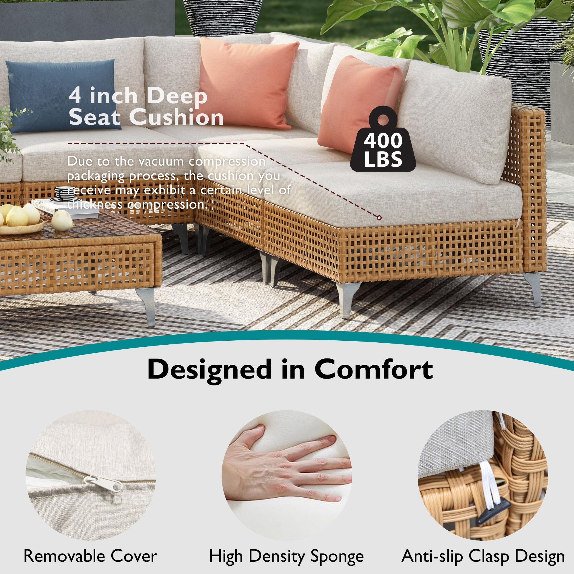 SINOFURN SYA370193BN Patio-Conversation-Sets - View #3