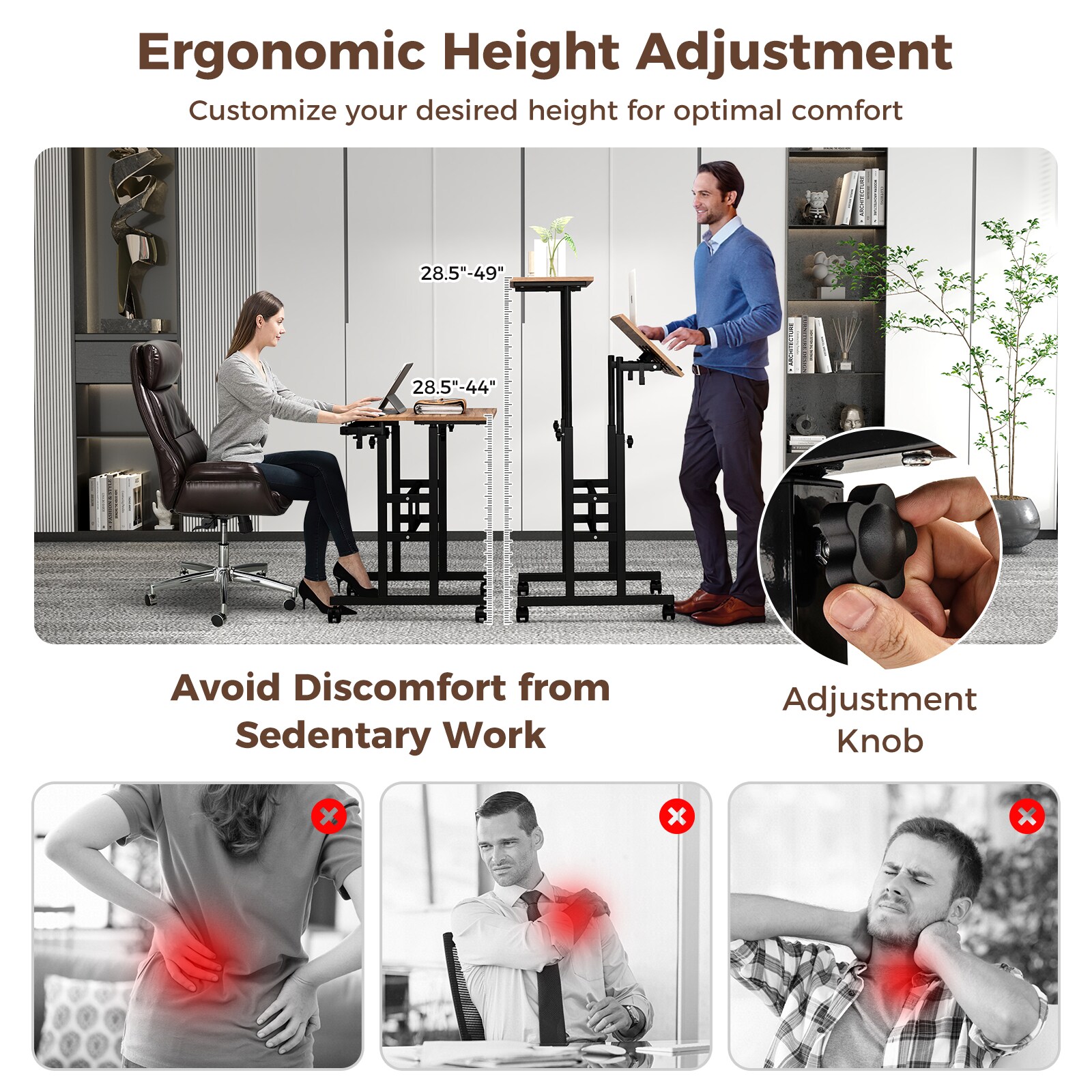 Slickblue D-CO-TW38476WH desks - View #5