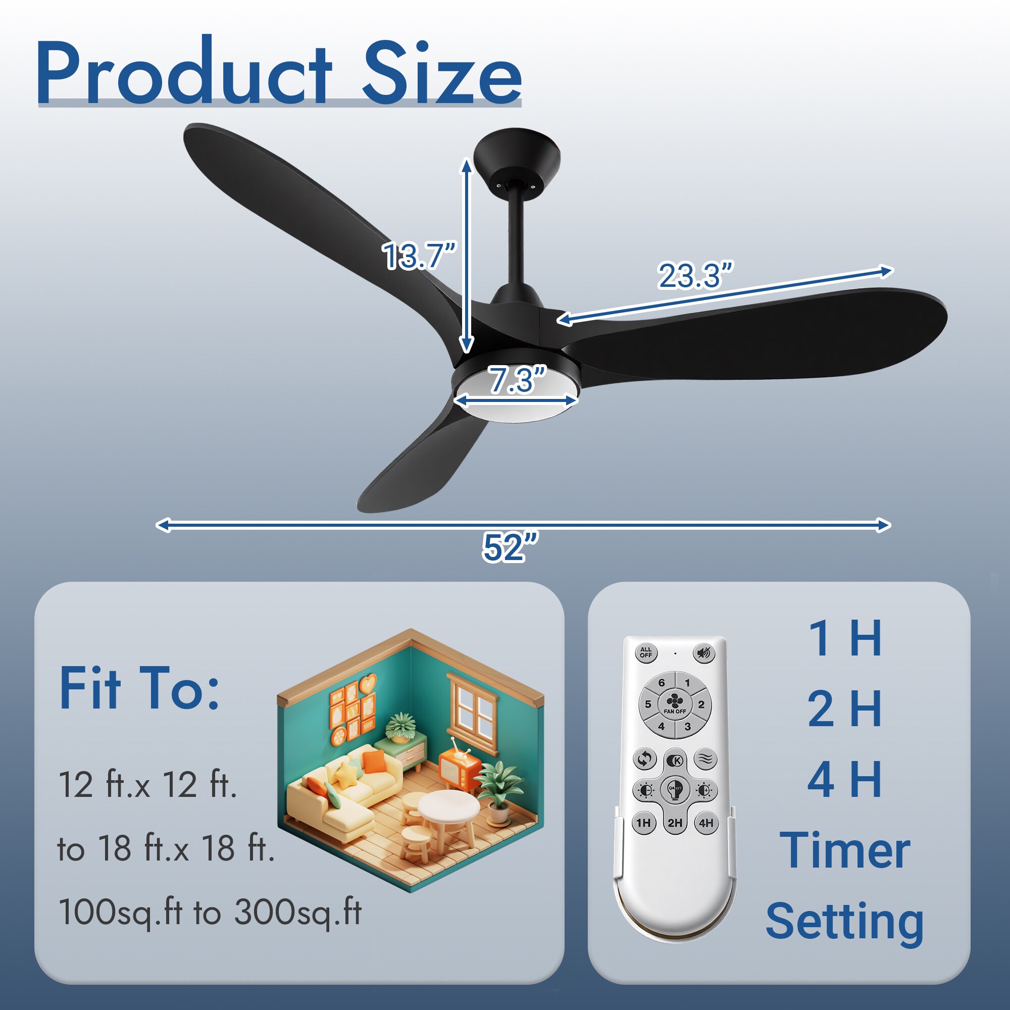 Fun Orange FUN26CF70 Ceiling-Fans - View #3