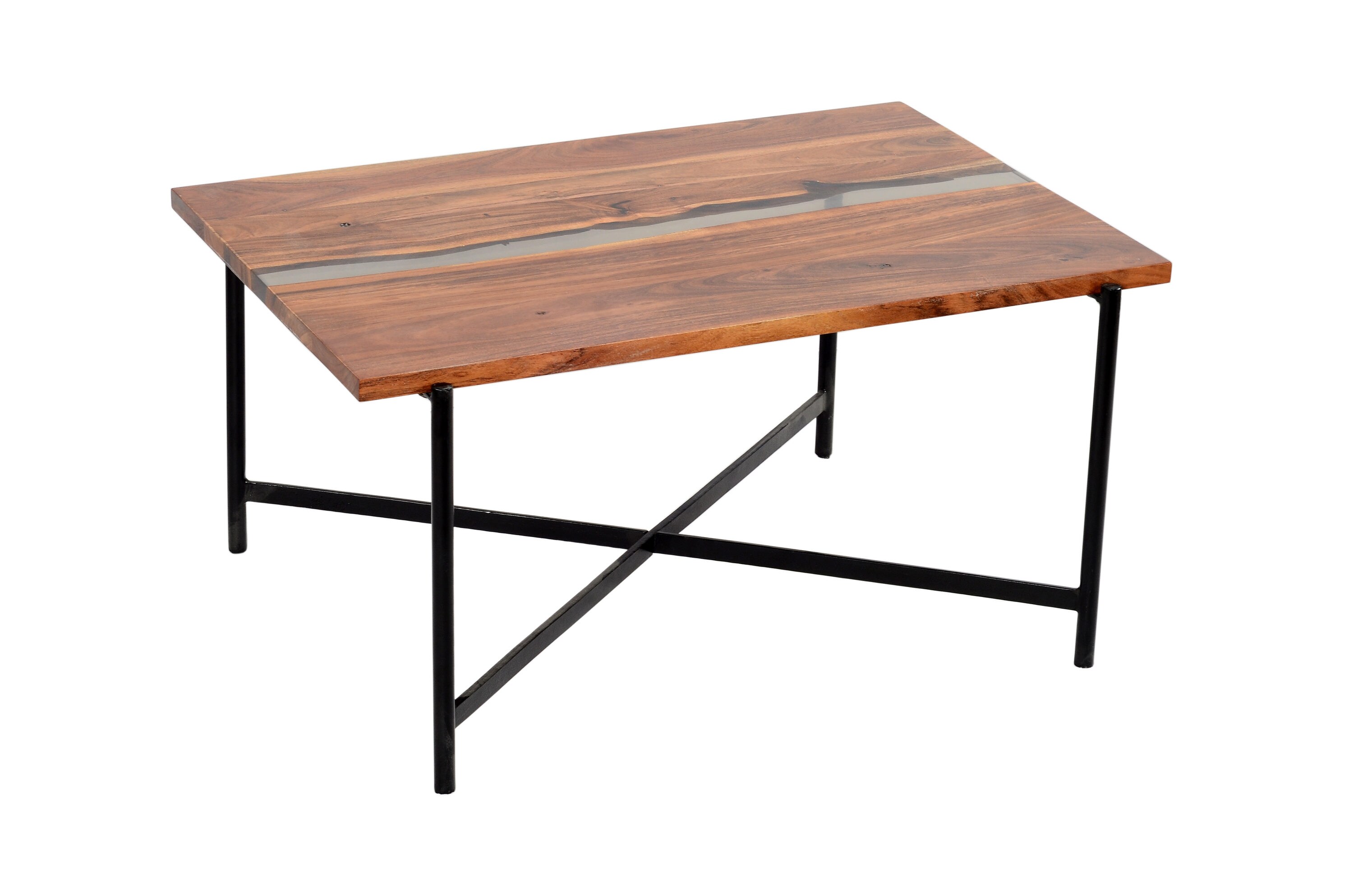 Alaterre Furniture AWRE1320 Stain Acacia Wood Casual Coffee Table