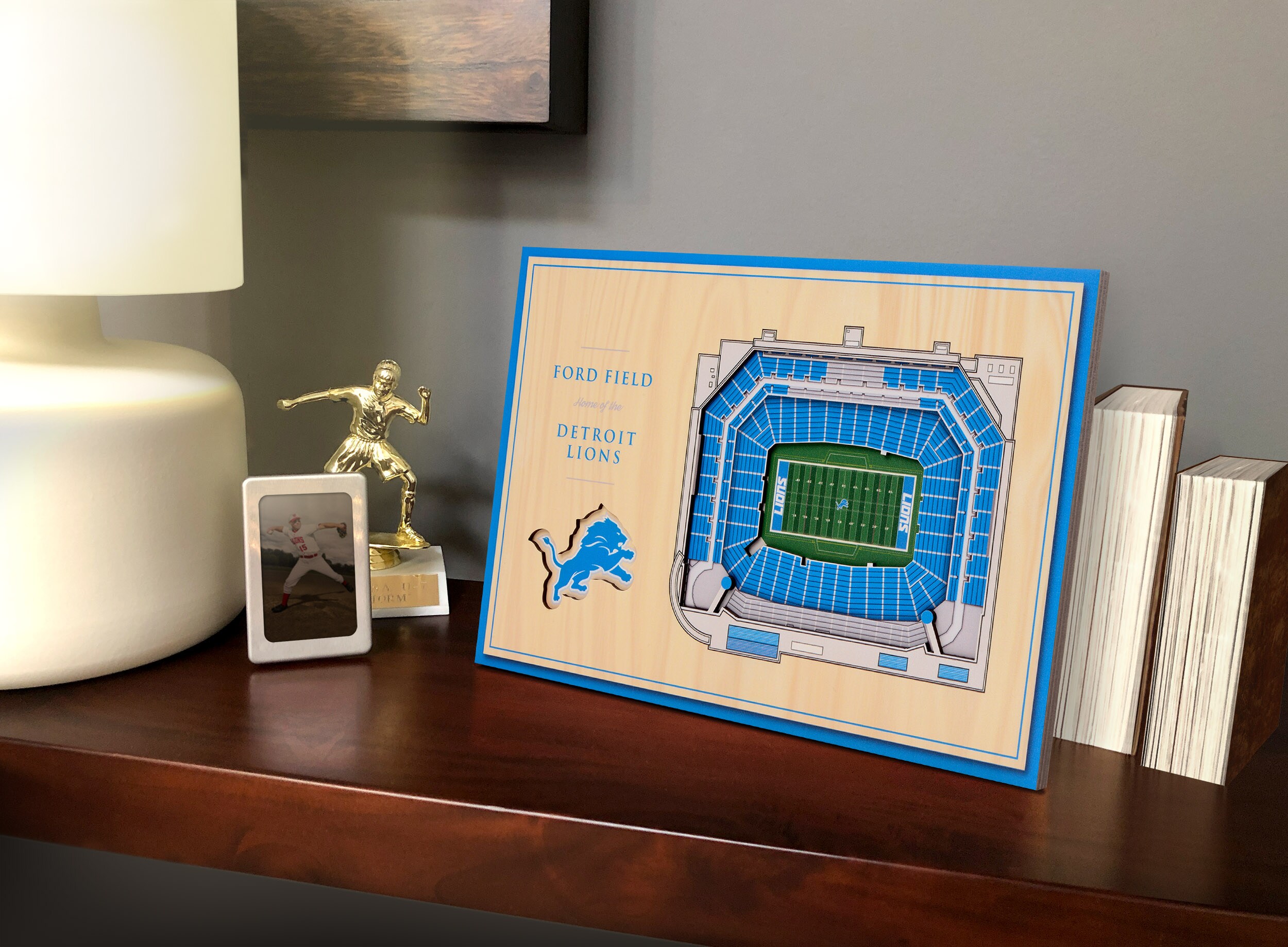 StadiumViews Wall Art Ford Field Stadiumview DETROIT LIONS