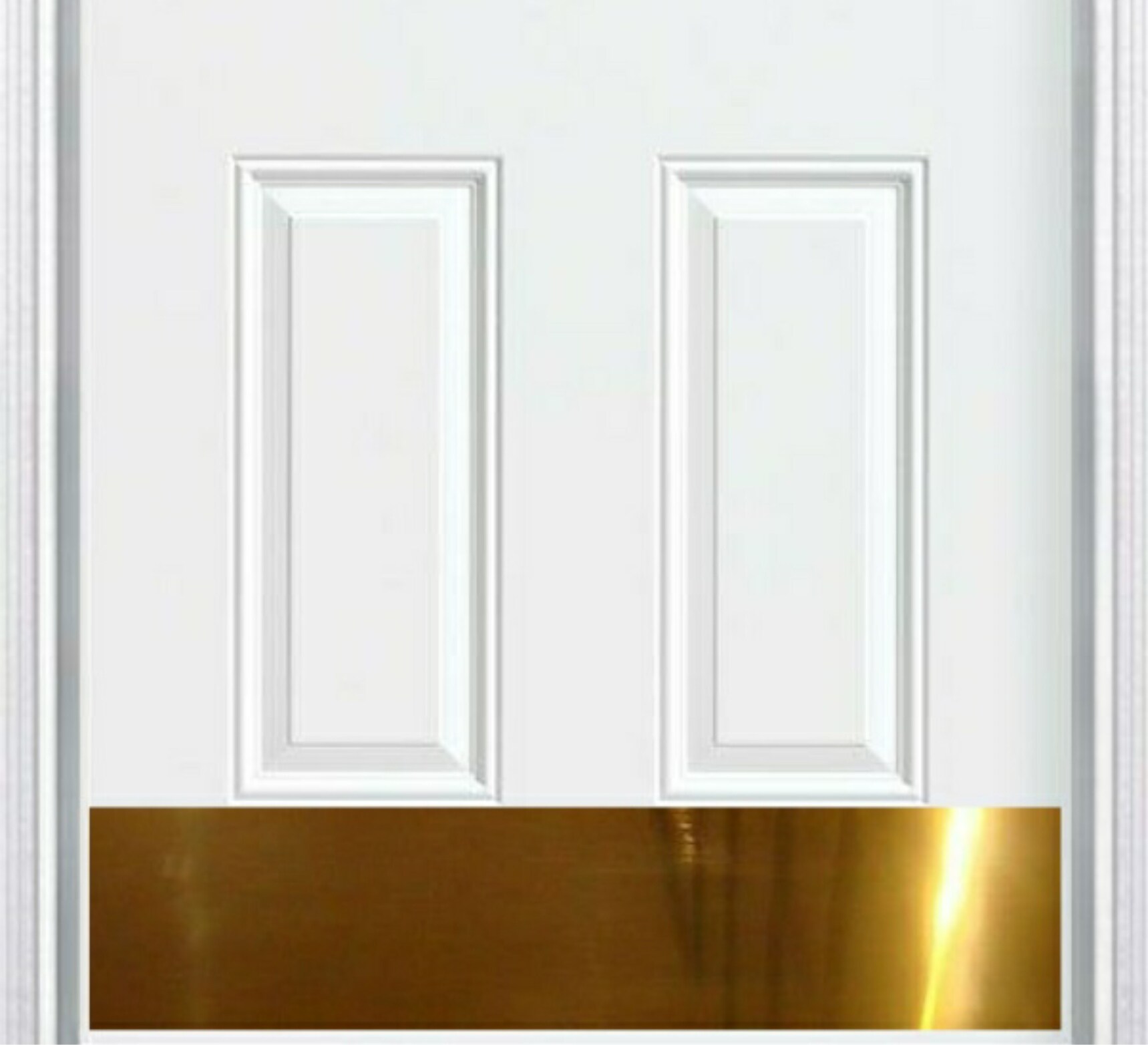 Deck the Door Decor BRTRM834 8-in W x 8-in H Kick Plate