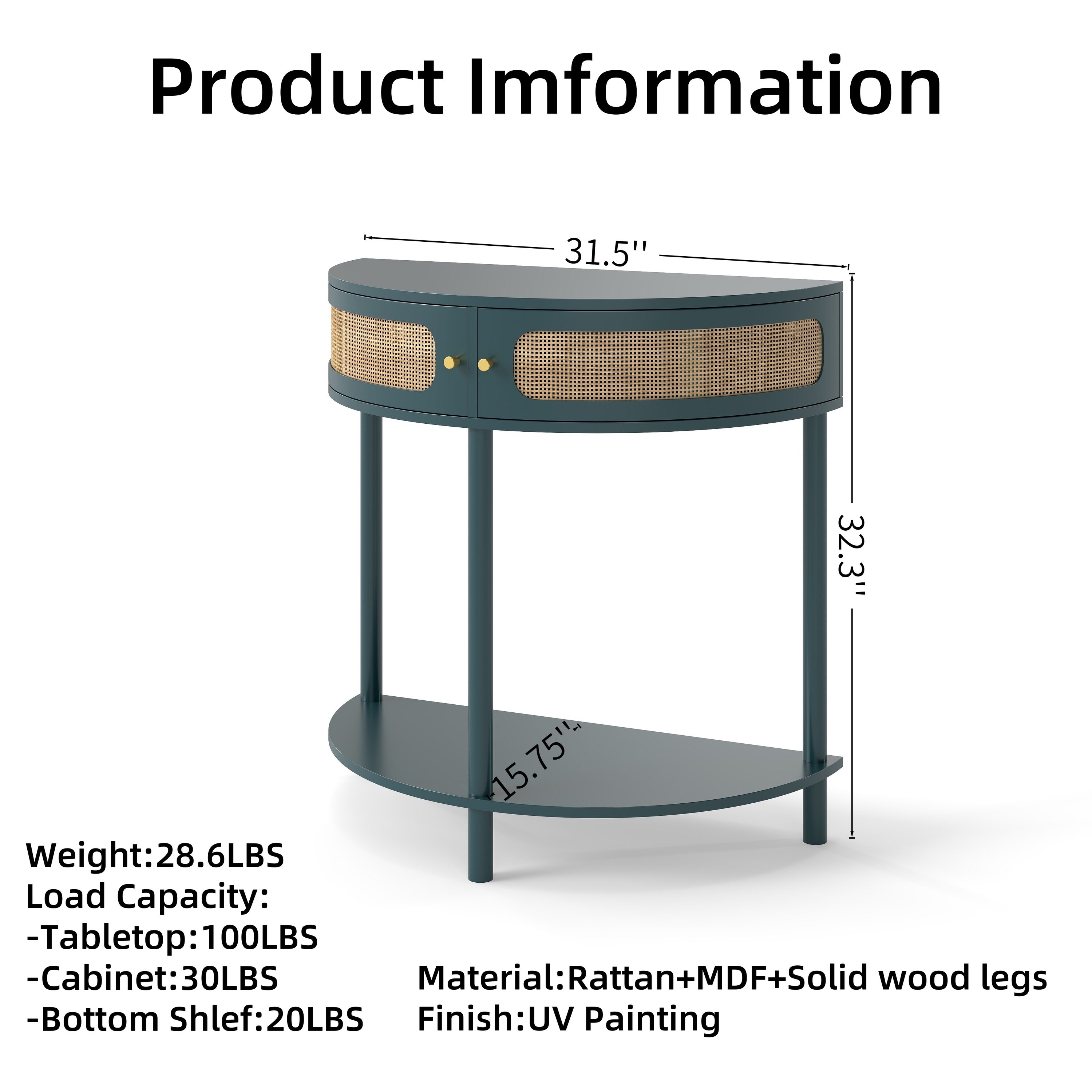 ToolCat LDSG-74-WS Console-Sofa-Tables - View #6