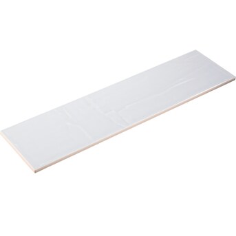 American Olean Mooreland Carrara White 4-in x 4-in Glazed Ceramic Subway Wall Tile Sample American Olean Mooreland Carrara White 4-in x 4-in Glazed Ceramic Subway Wall Tile Sample