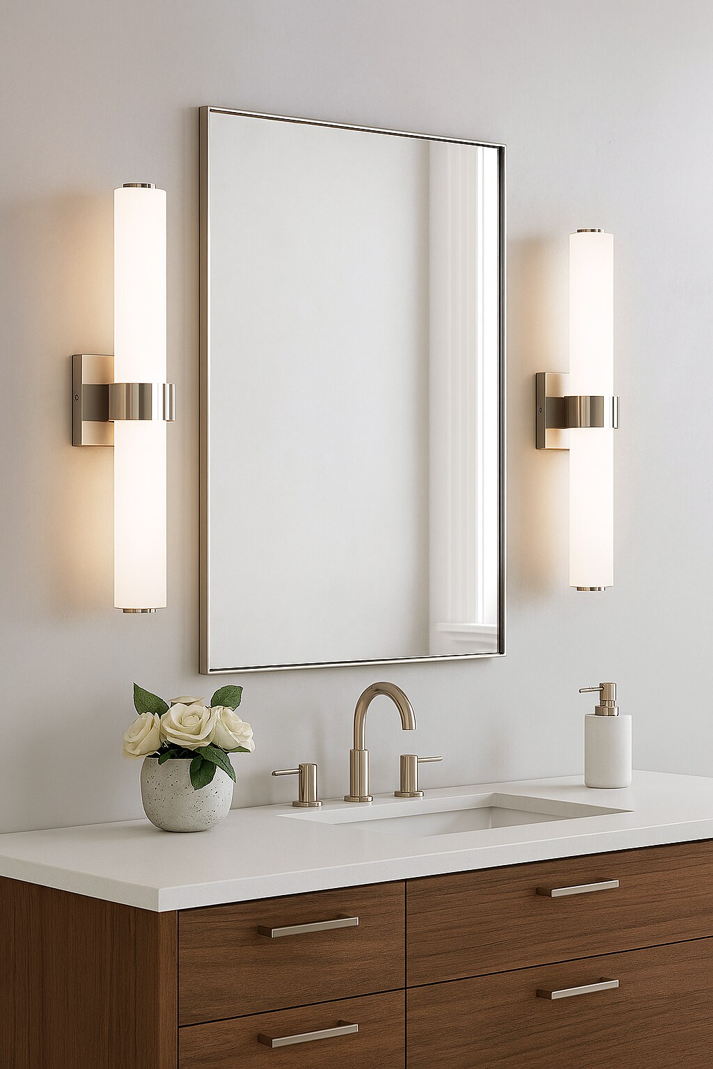 Hinkley 53062CM Aiden 22.75-in 2 -Light Gloss Chrome Integrated LED Modern/contemporary Vanity light bar