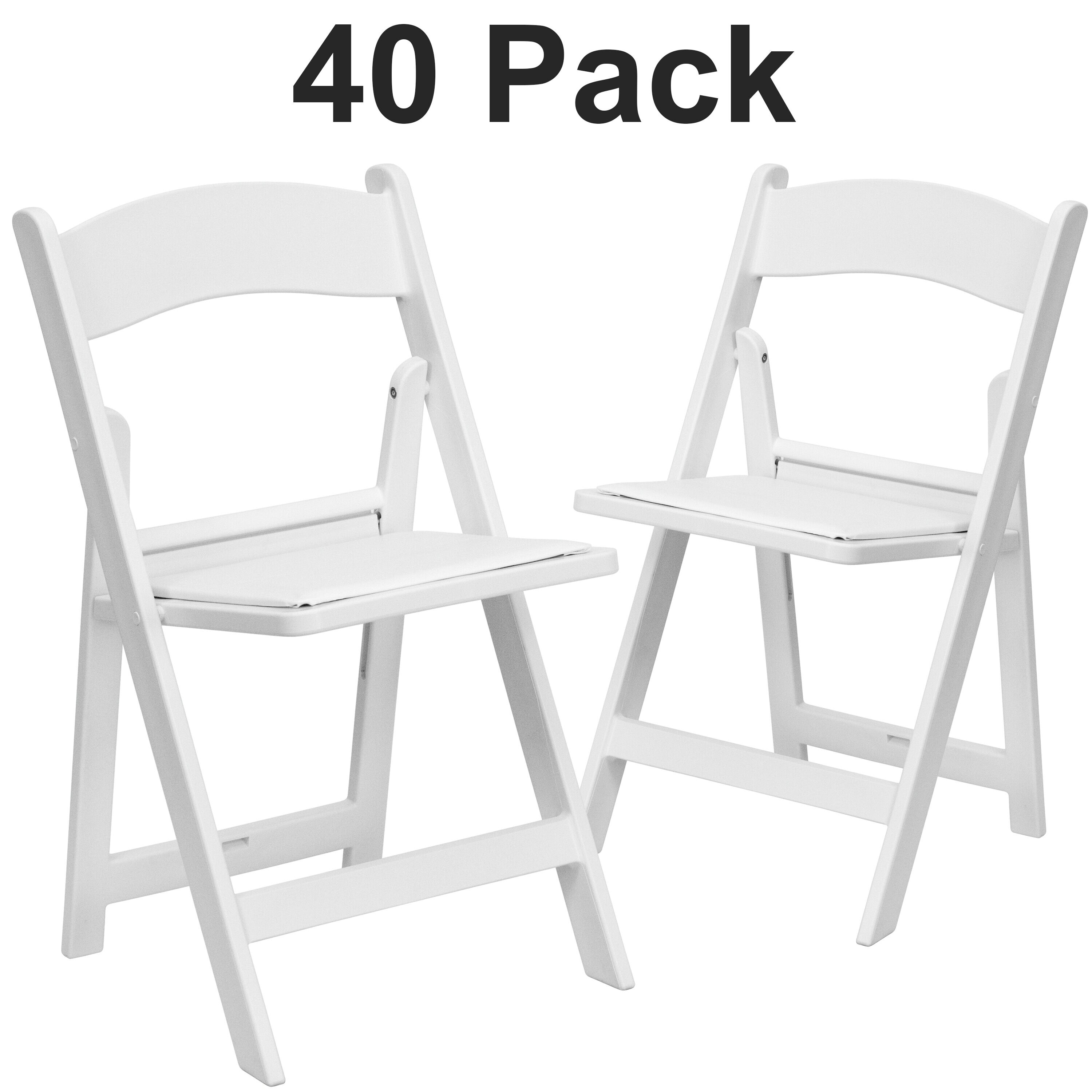 40 Pack Folding Chairs At Lowes Com   65750452 