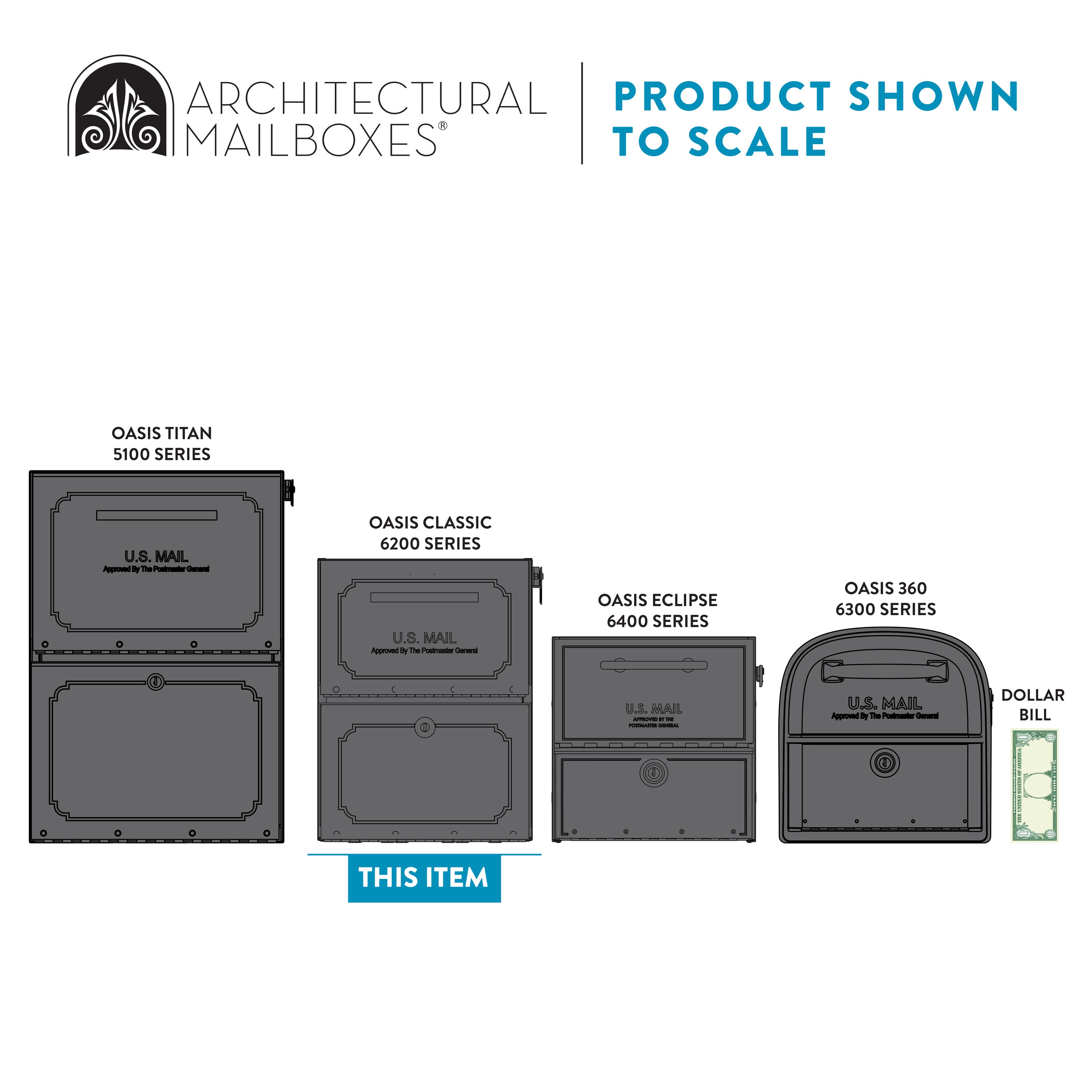 Architectural Mailboxes 6200W-10 mailboxes - View #16
