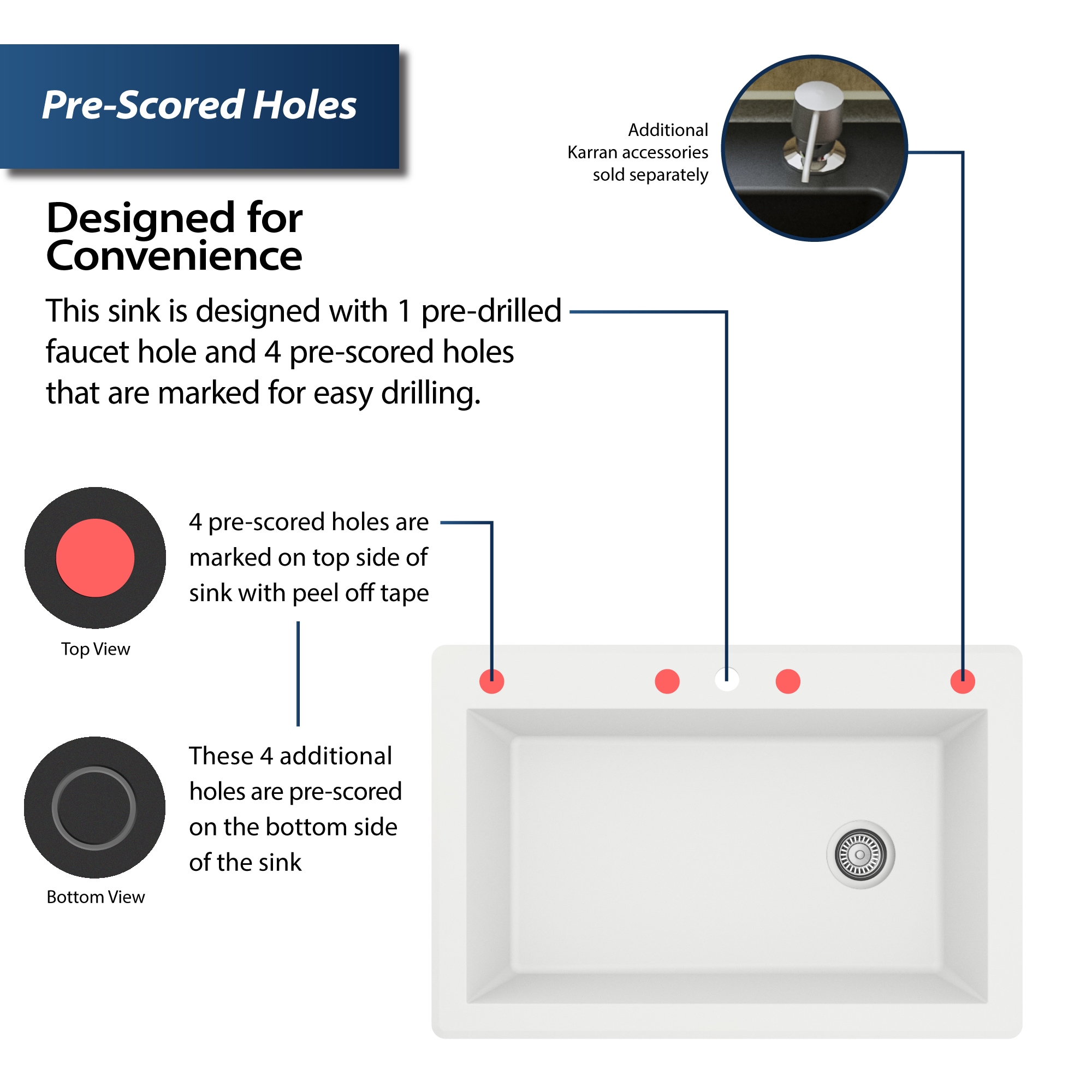 Karran QT-670-WH-PK1 Kitchen-Sinks - View #8