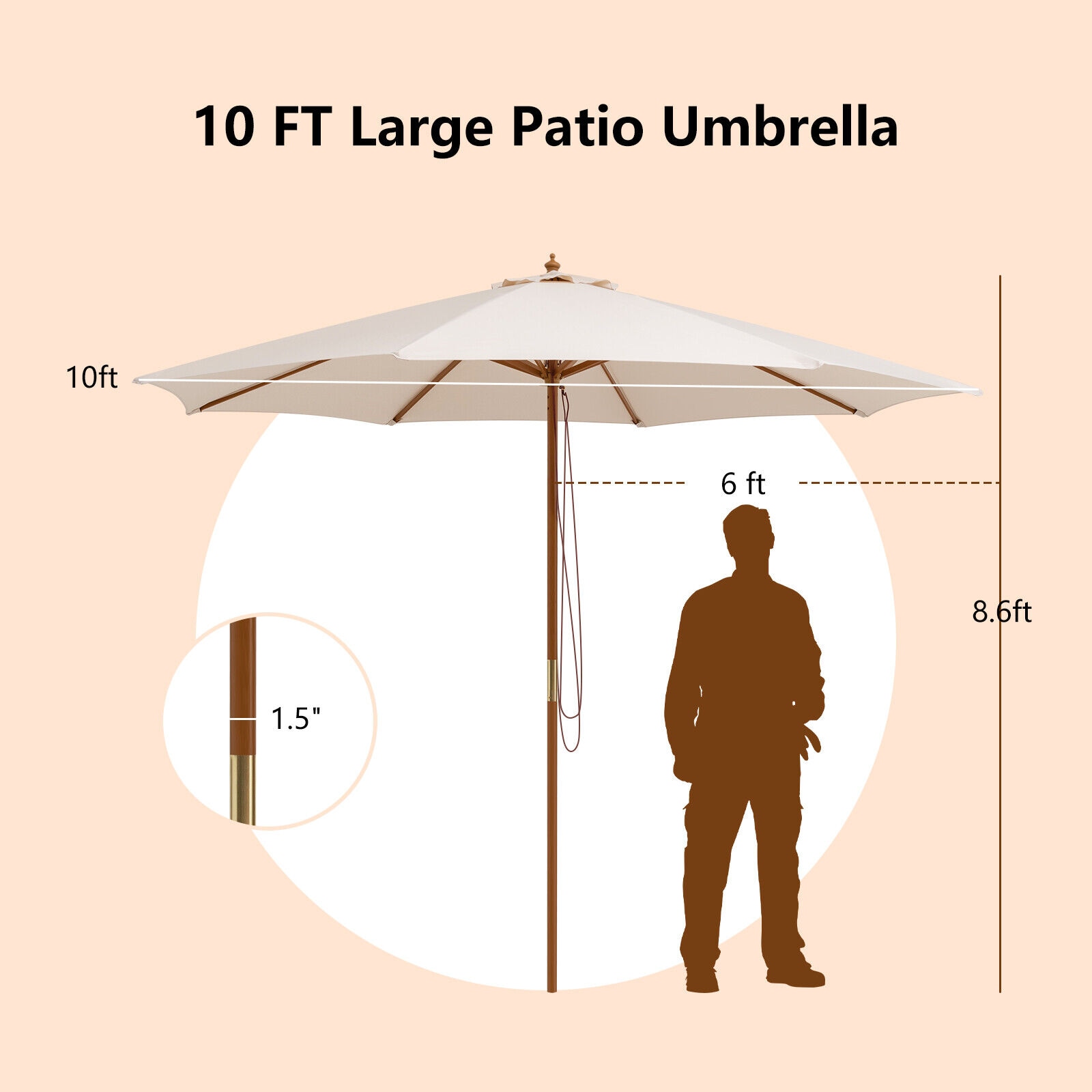 Volenca VOL-56FAO7 Beach-Umbrellas - View #3