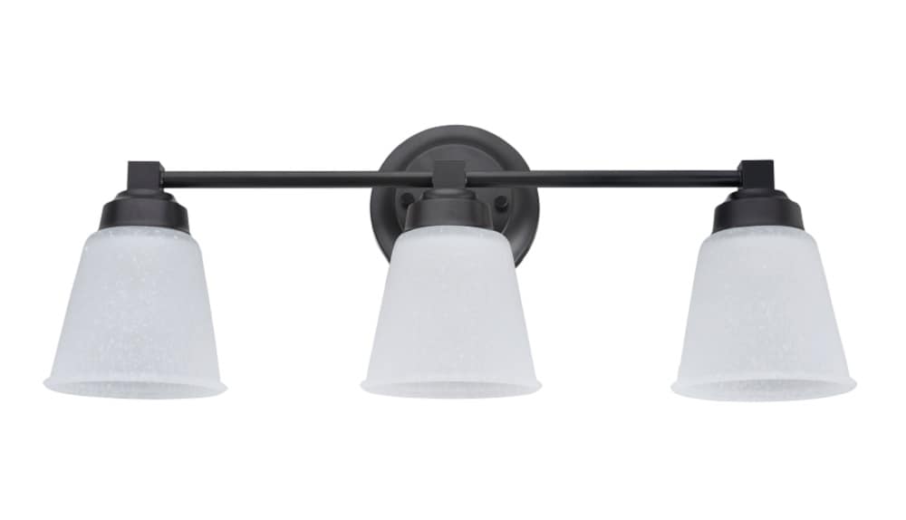 Aspen Creative Corporation 62070-2 21.25-in 3-Light Oil Rubbed Bronze Transitional Vanity Light