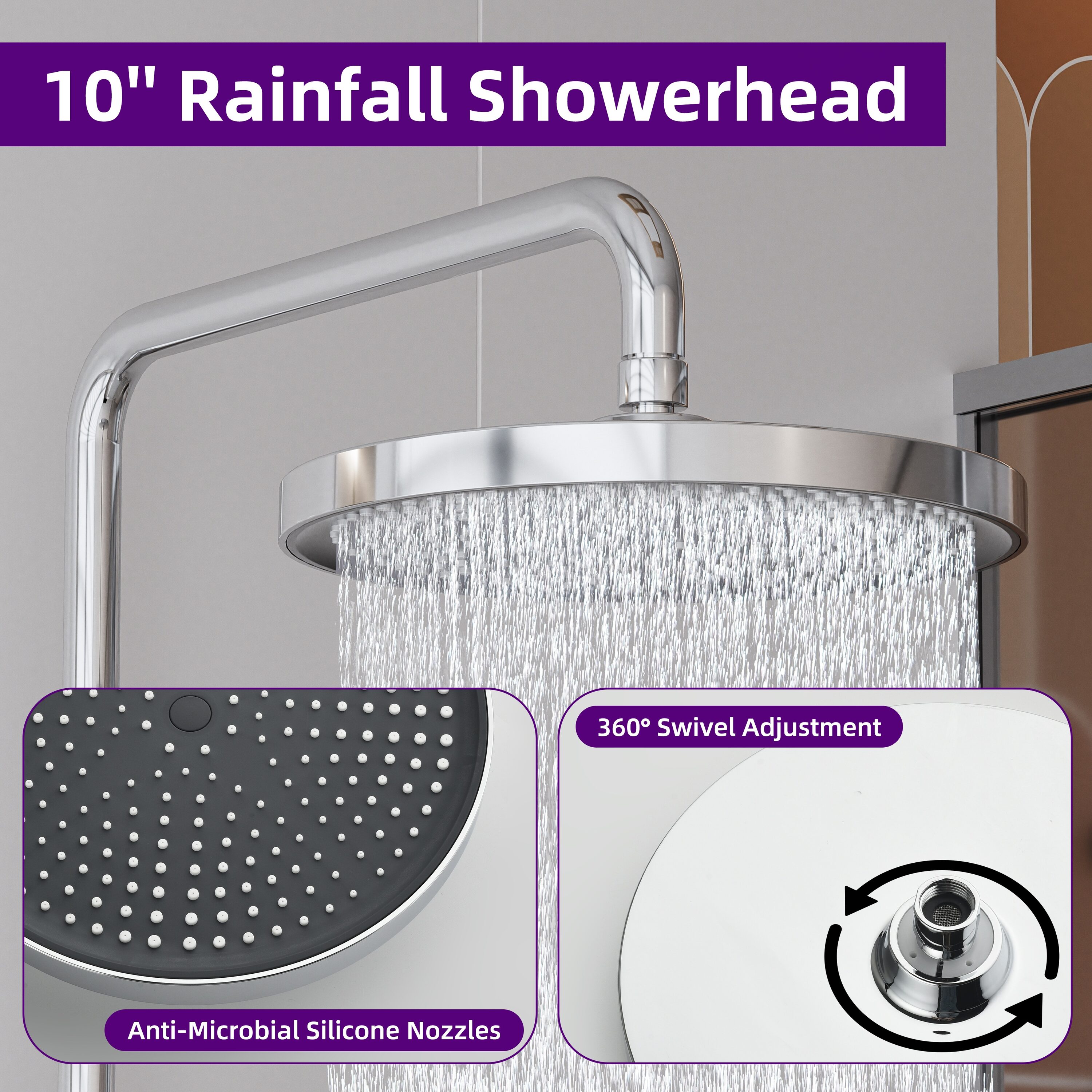 MODLAND MDL1SS31CH7 Showerhead-Bar-Panels - View #5