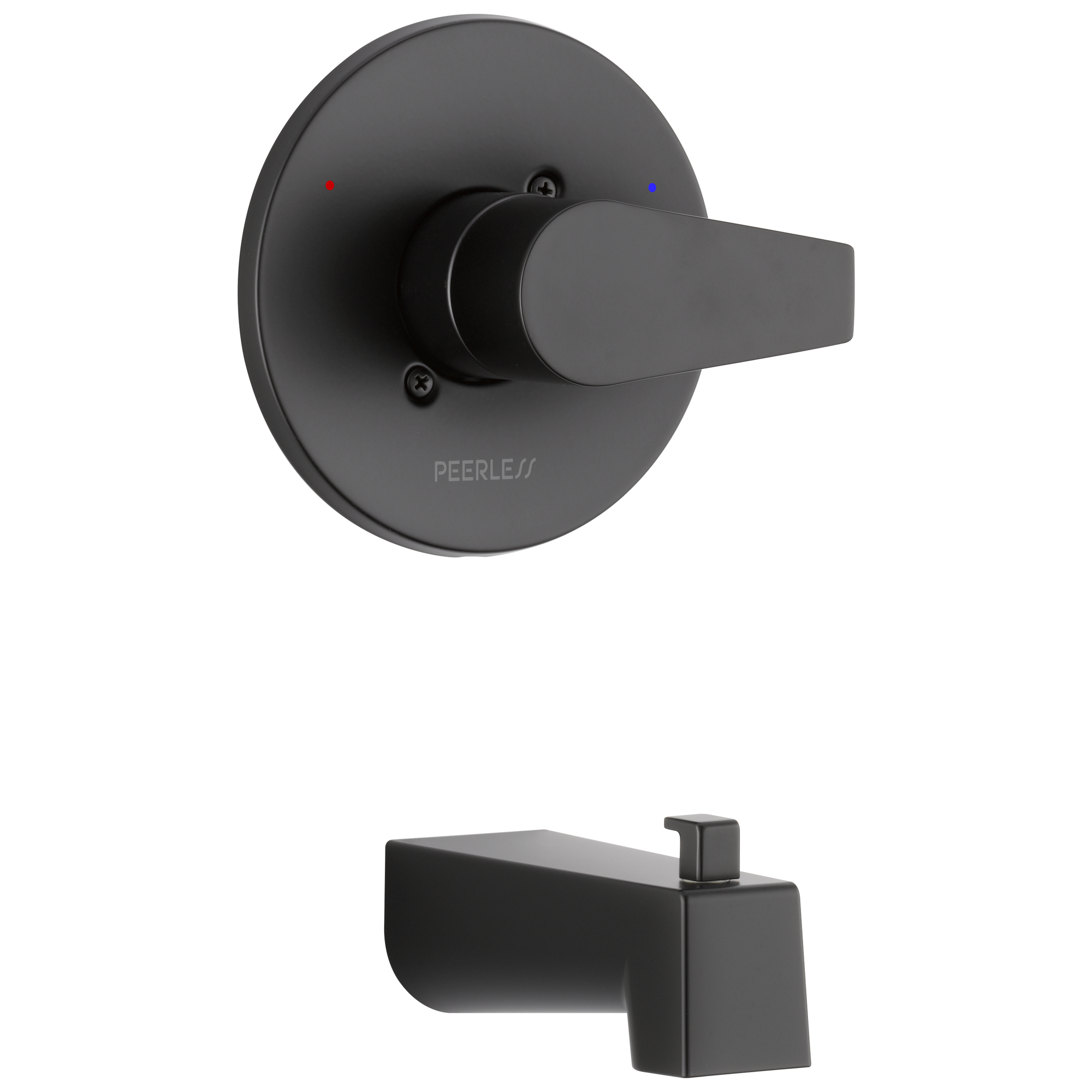Delta PTT14119-BL Xander Matte Black 3.25-Inches Universal Bathtub/Shower Diverter 0.5-Inches -ID