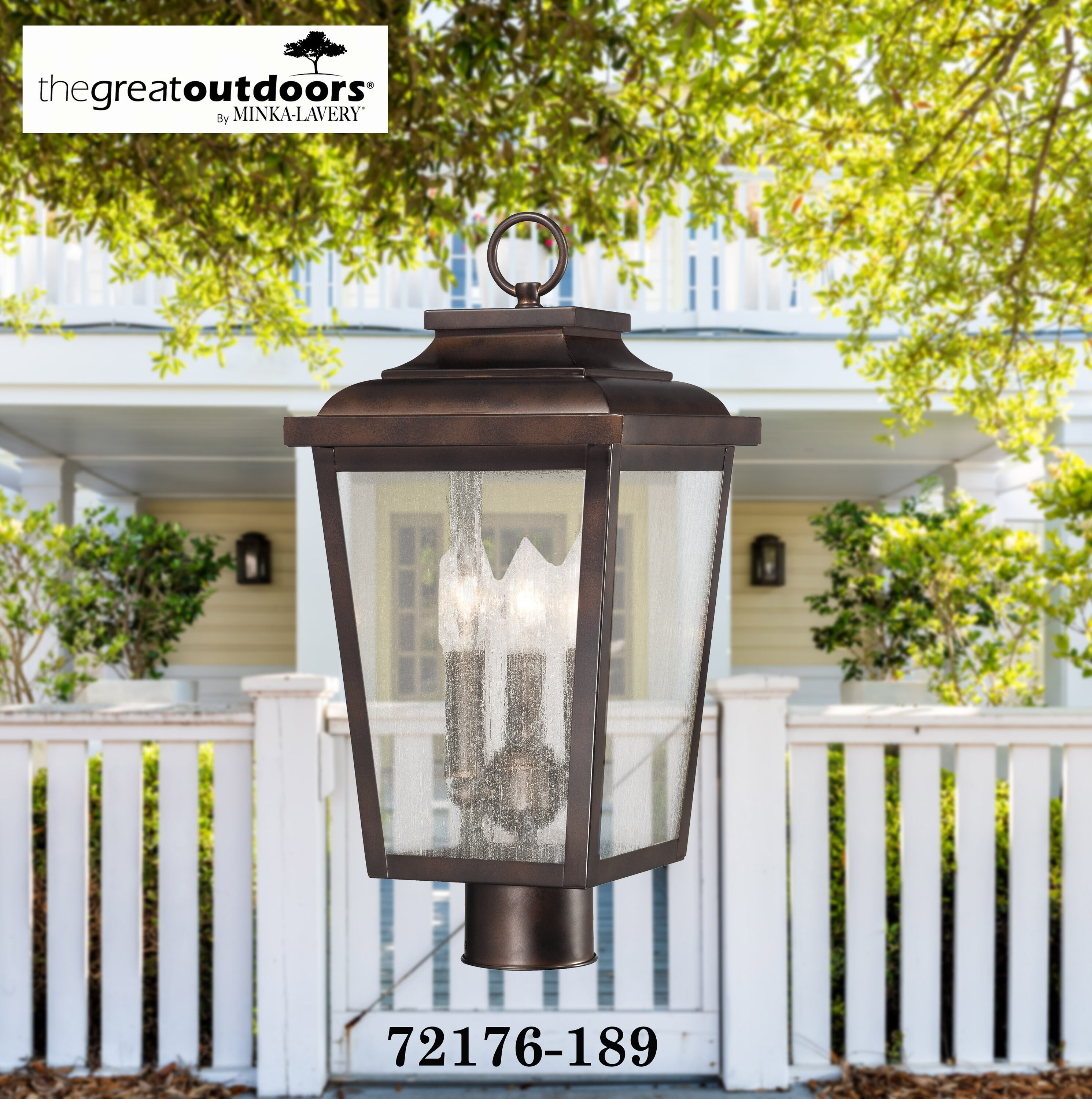 Minka Lavery Irvington Manor 18-in Chelesa Bronze Traditional Outdoor Post  Light in the Post Light Parts department at Lowes.com