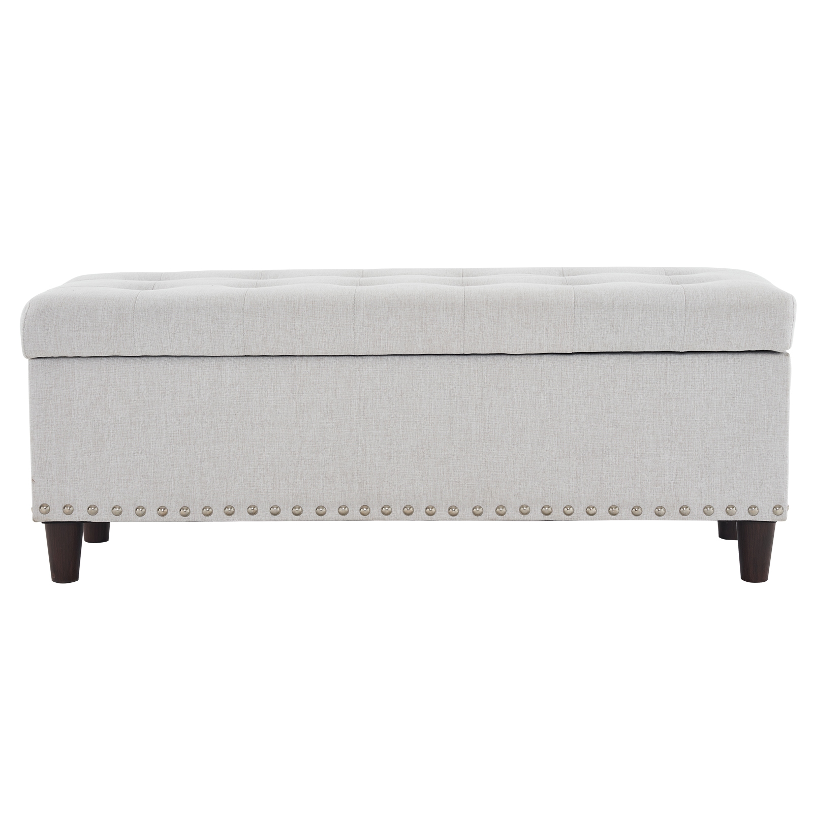 Outopee LO1G98000335 Modern Beige Storage Ottoman