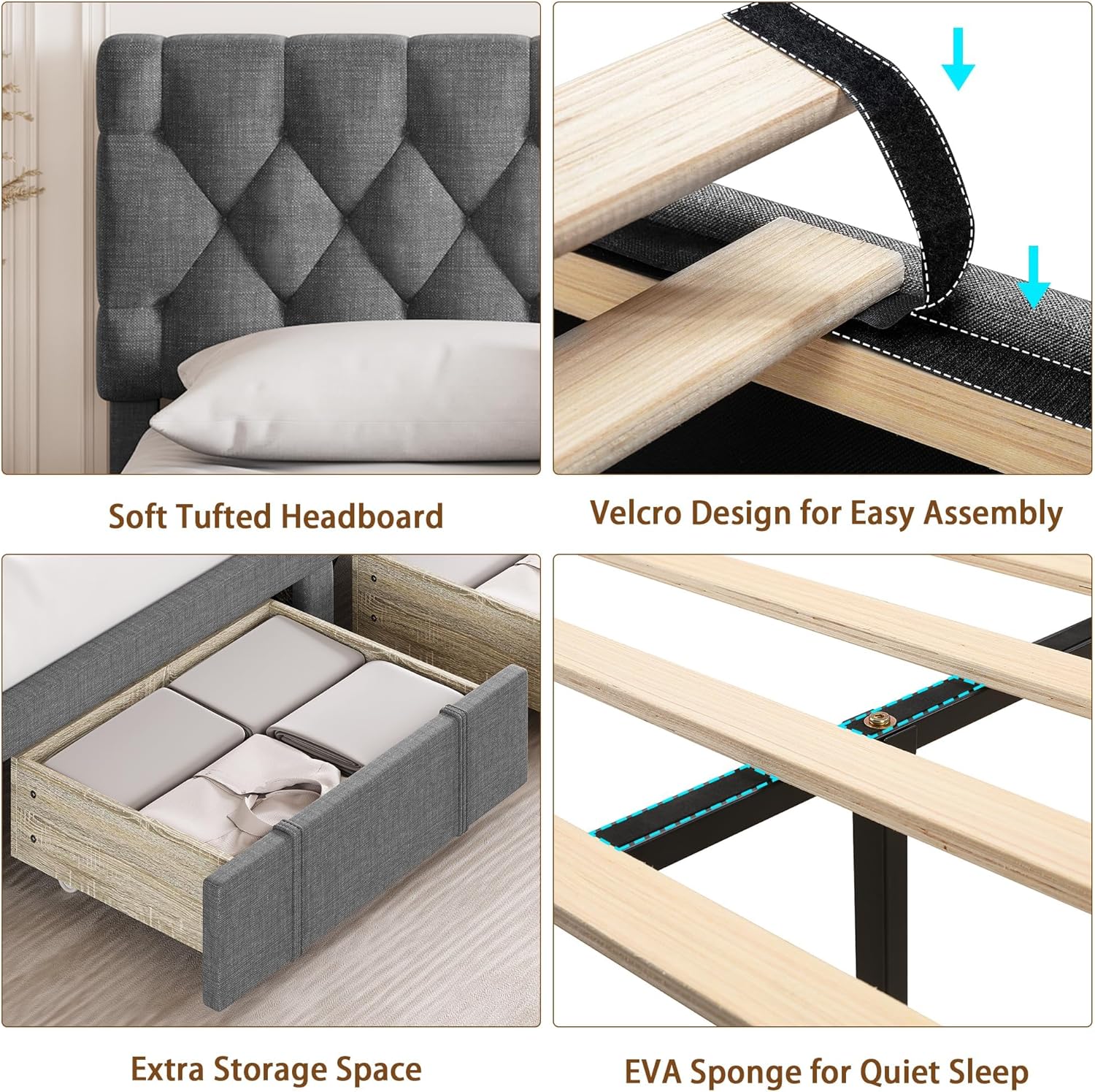 Qeetex LHF-BED-PHO-158MQWF8 beds - View #6
