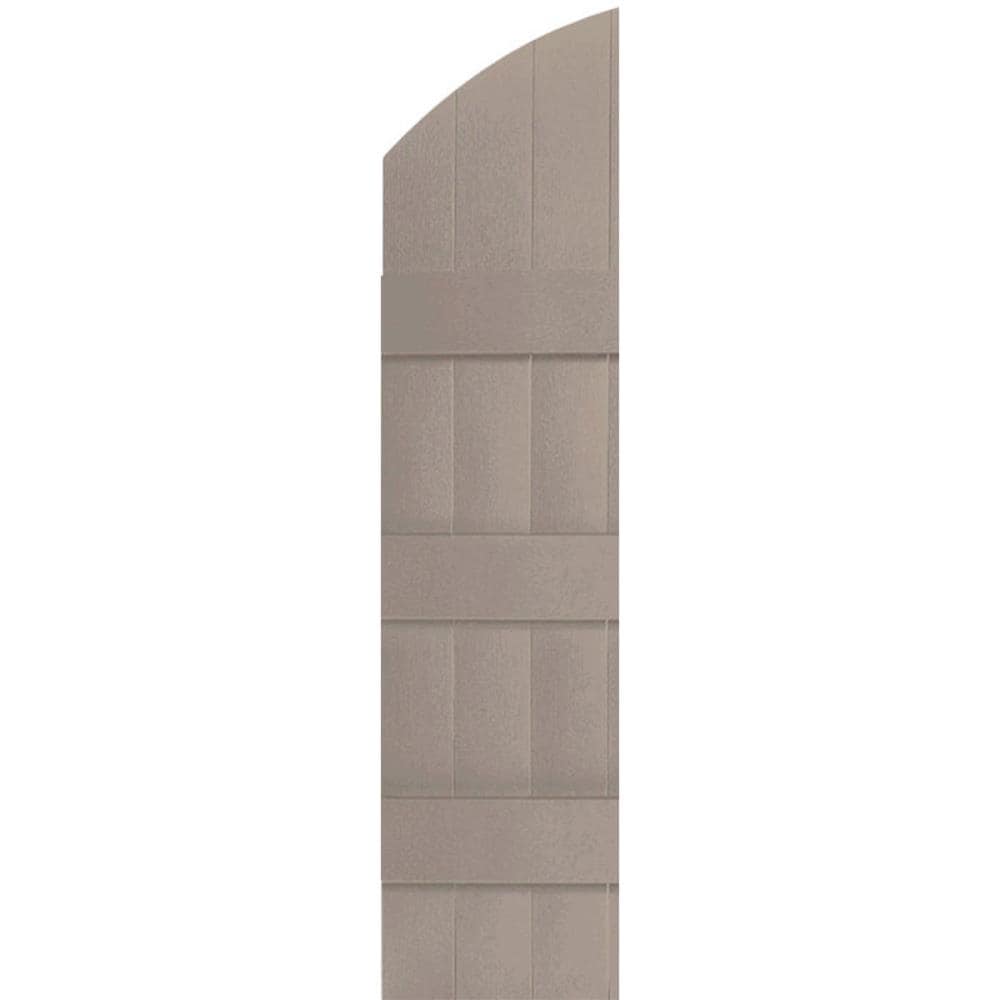 Ekena Millwork LJ6S14X09400CL 14-in W x 94-in H Clay Board and batten Exterior Shutters ( 2 -Pack )