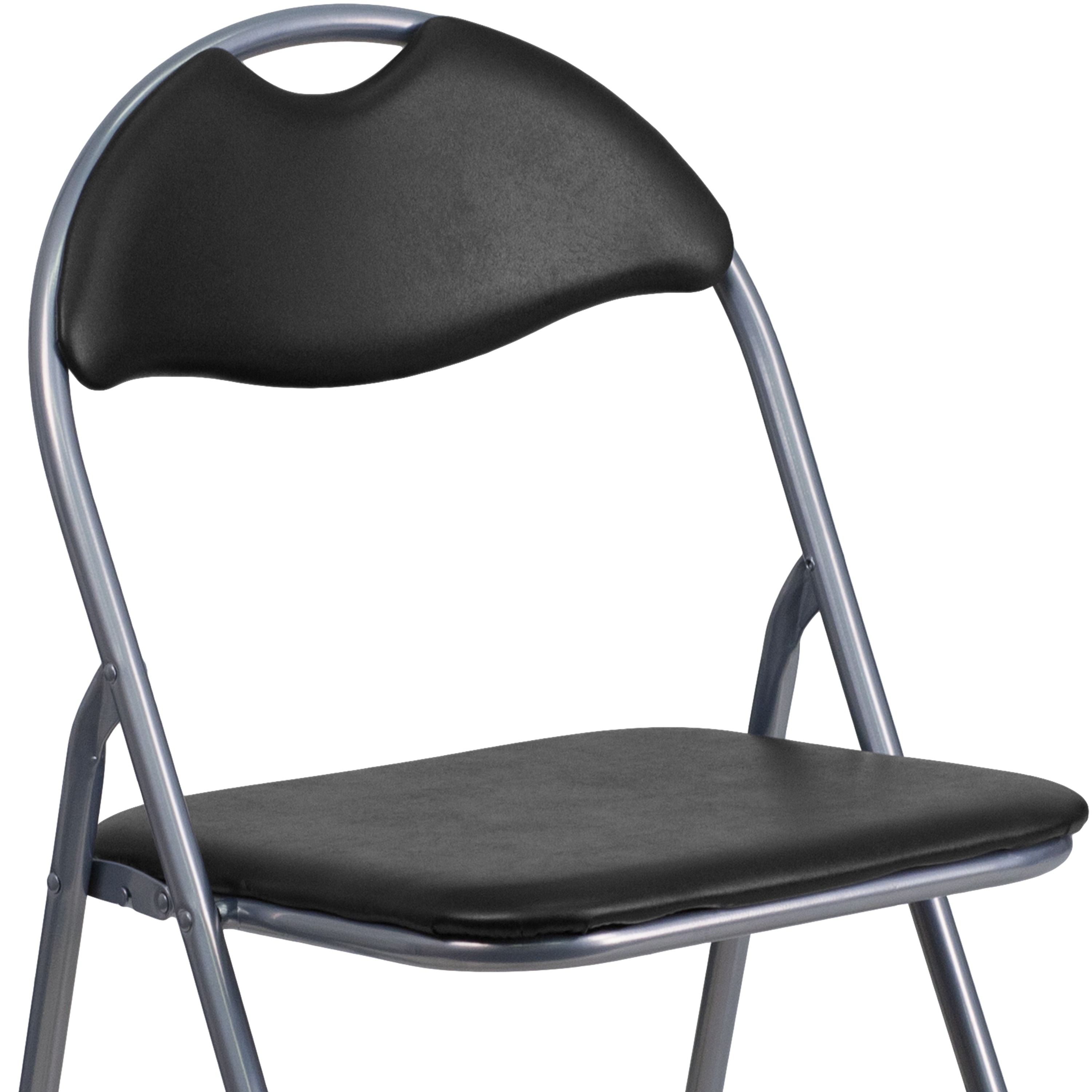 Lowes black best sale folding chairs