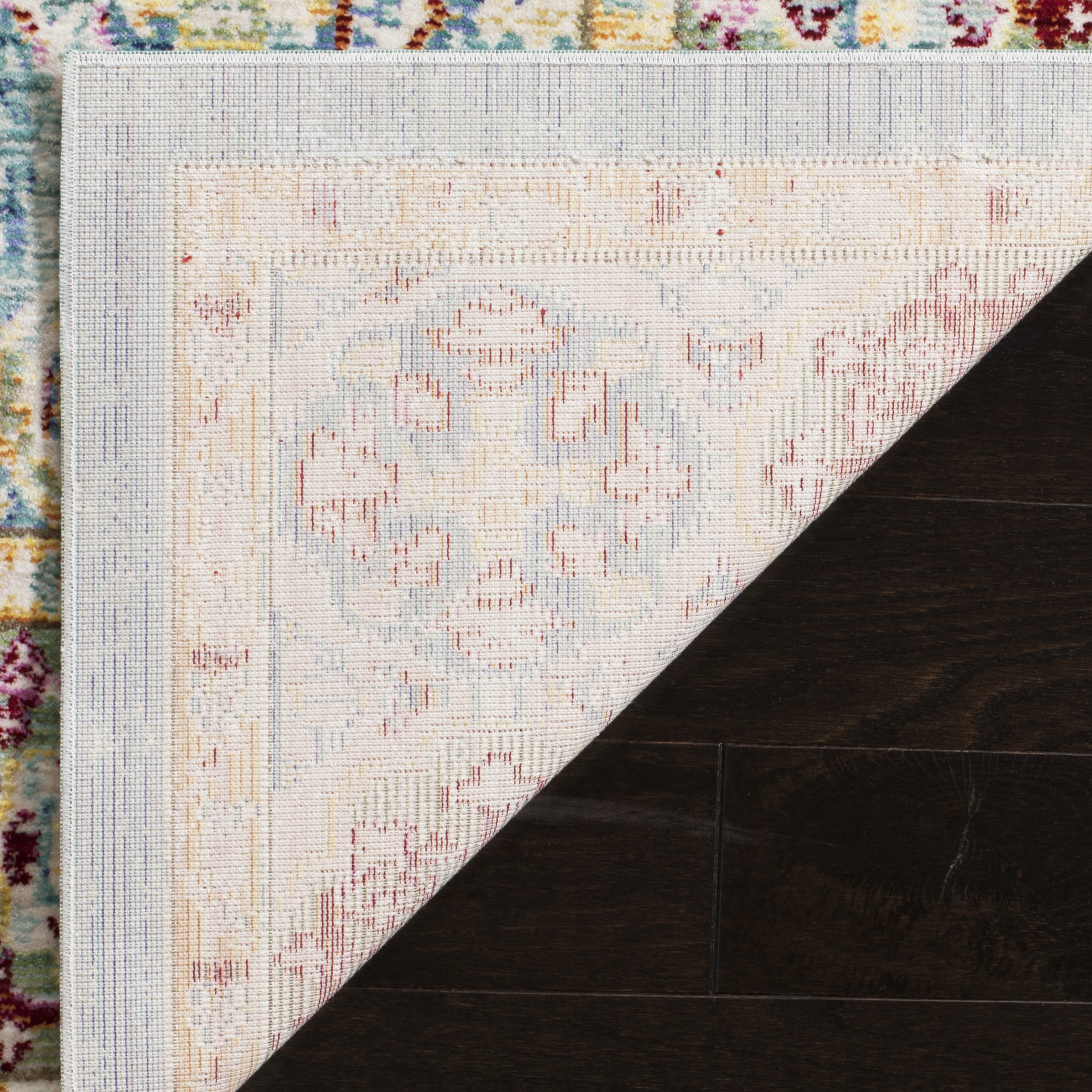 Valencia Blue Wool and Synthetic Easy Care Runner Rug