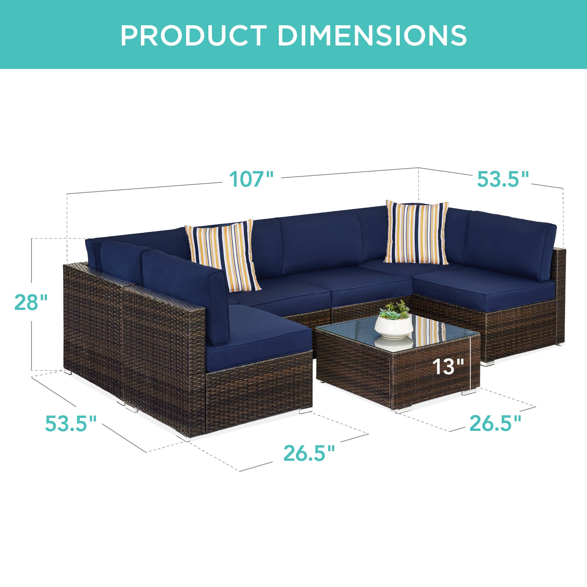 Best Choice Products SKY7212 Patio-Conversation-Sets - View #6
