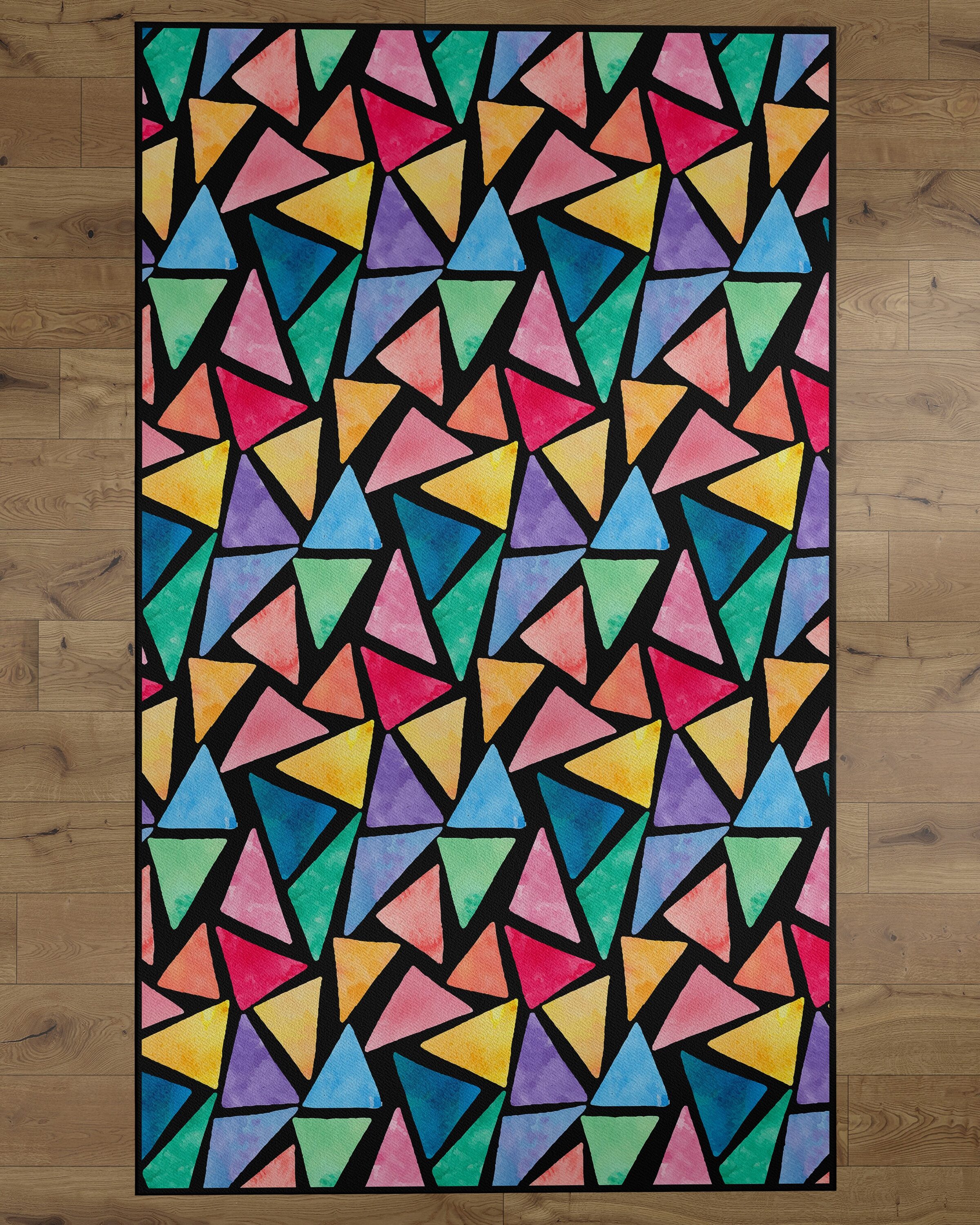 Deerlux QI003761.XS 3 X 5 (ft) Multi-color Indoor Area Rug