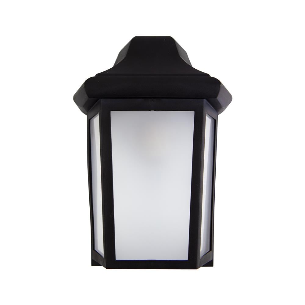 Solus WM-230FMF-BK-S 1 -Light 12.25-in H Black Hardwired Motion Sensor Outdoor Wall Light