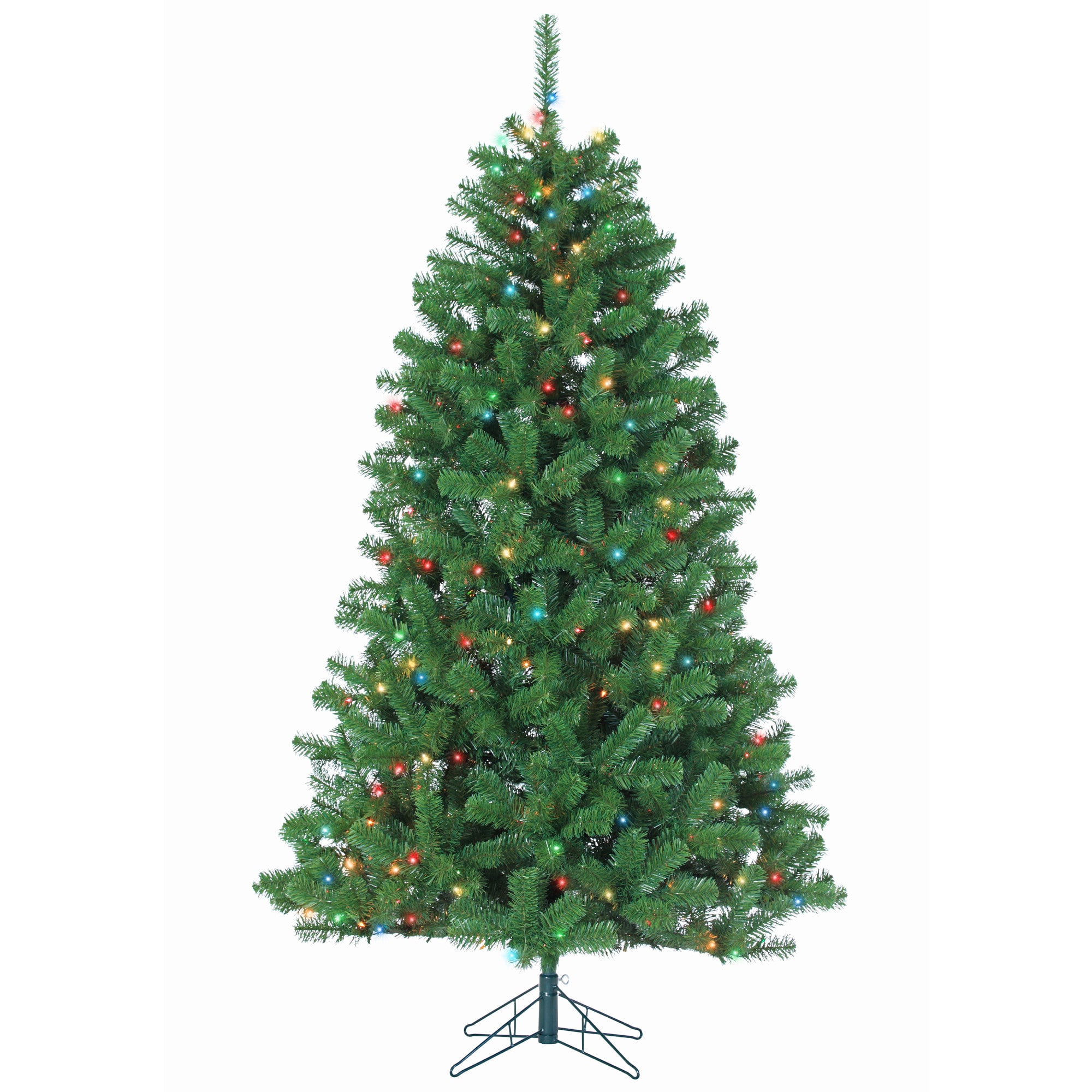 Sterling Tree Company 5759--70M 7-ft Pine Pre-lit Artificial Christmas Tree with Incandescent Lights