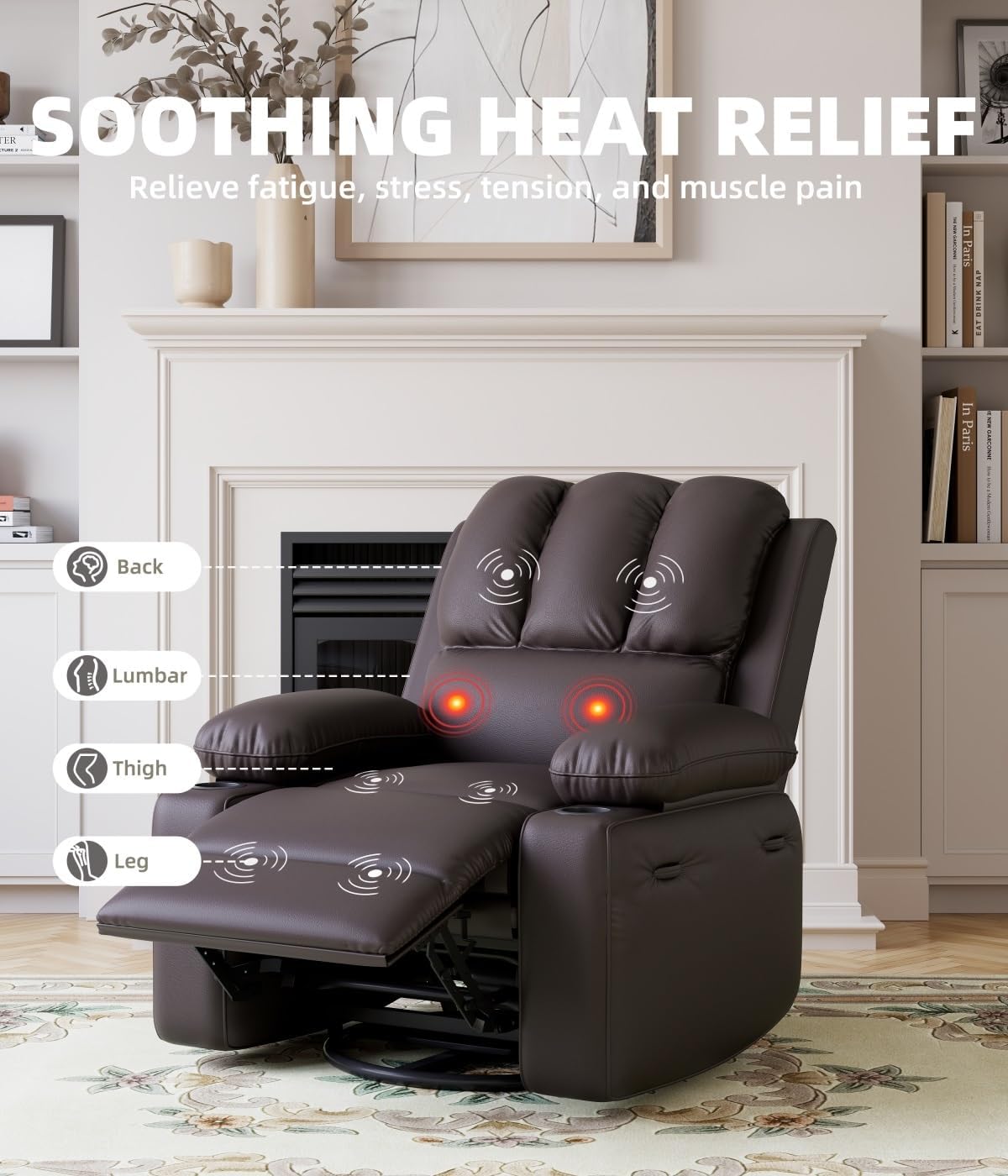 Qeetex LHF-SF-PHO-33844D5K Sofas-Loveseats - View #5
