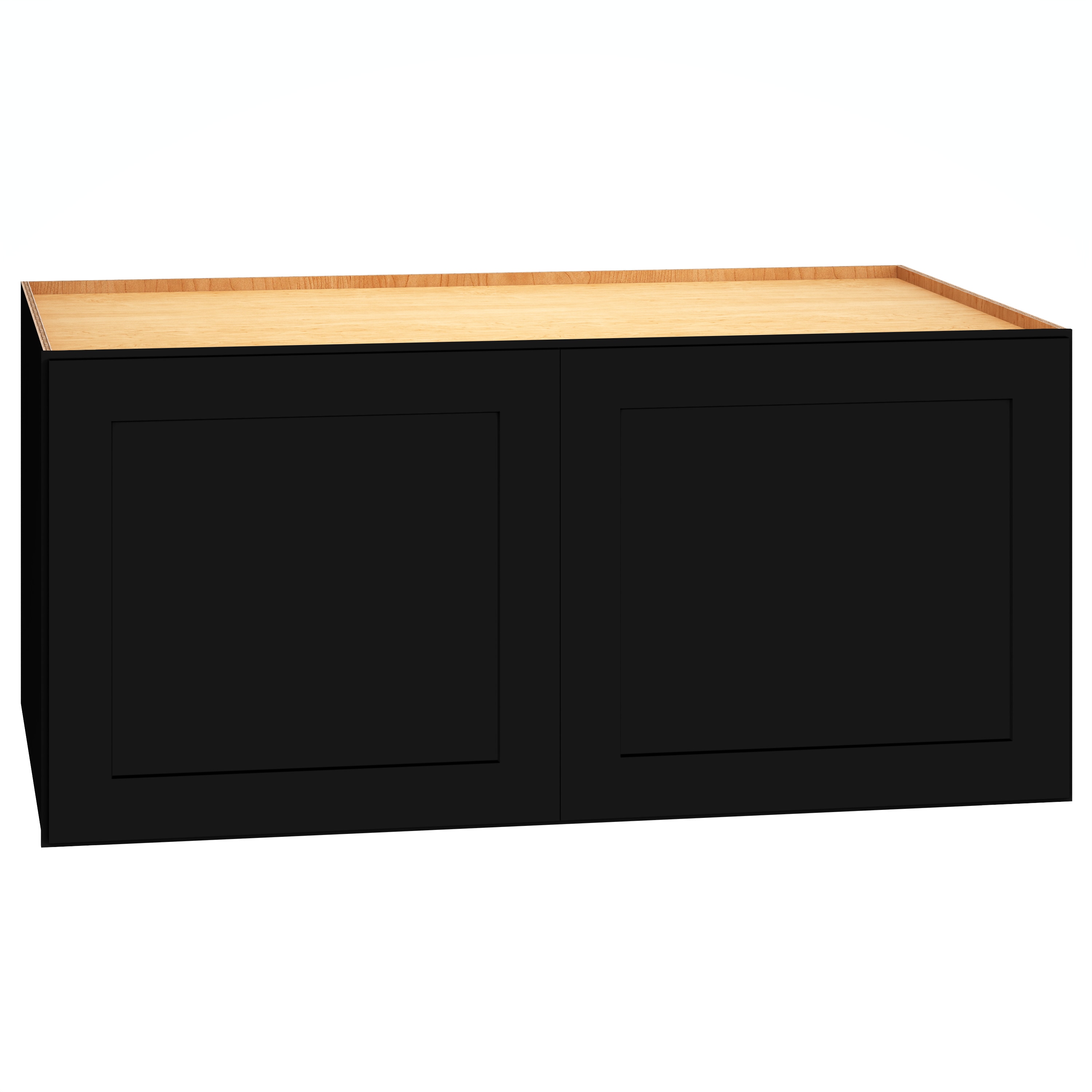 Diamond Express 61I-W391824 Jamestown 39-in W x 18-in H x 24-in D Black Wall Fully assembled Plywood Cabinet Recessed Panel Shaker
