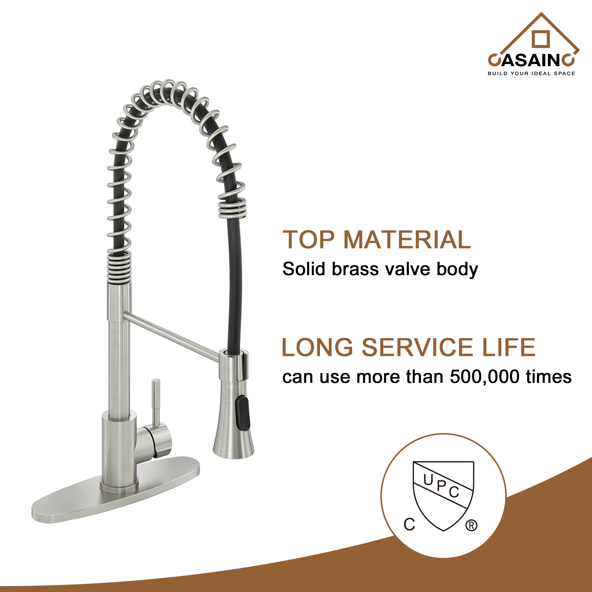 CASAINC CA-D0795-MW Kitchen-Faucets - View #8