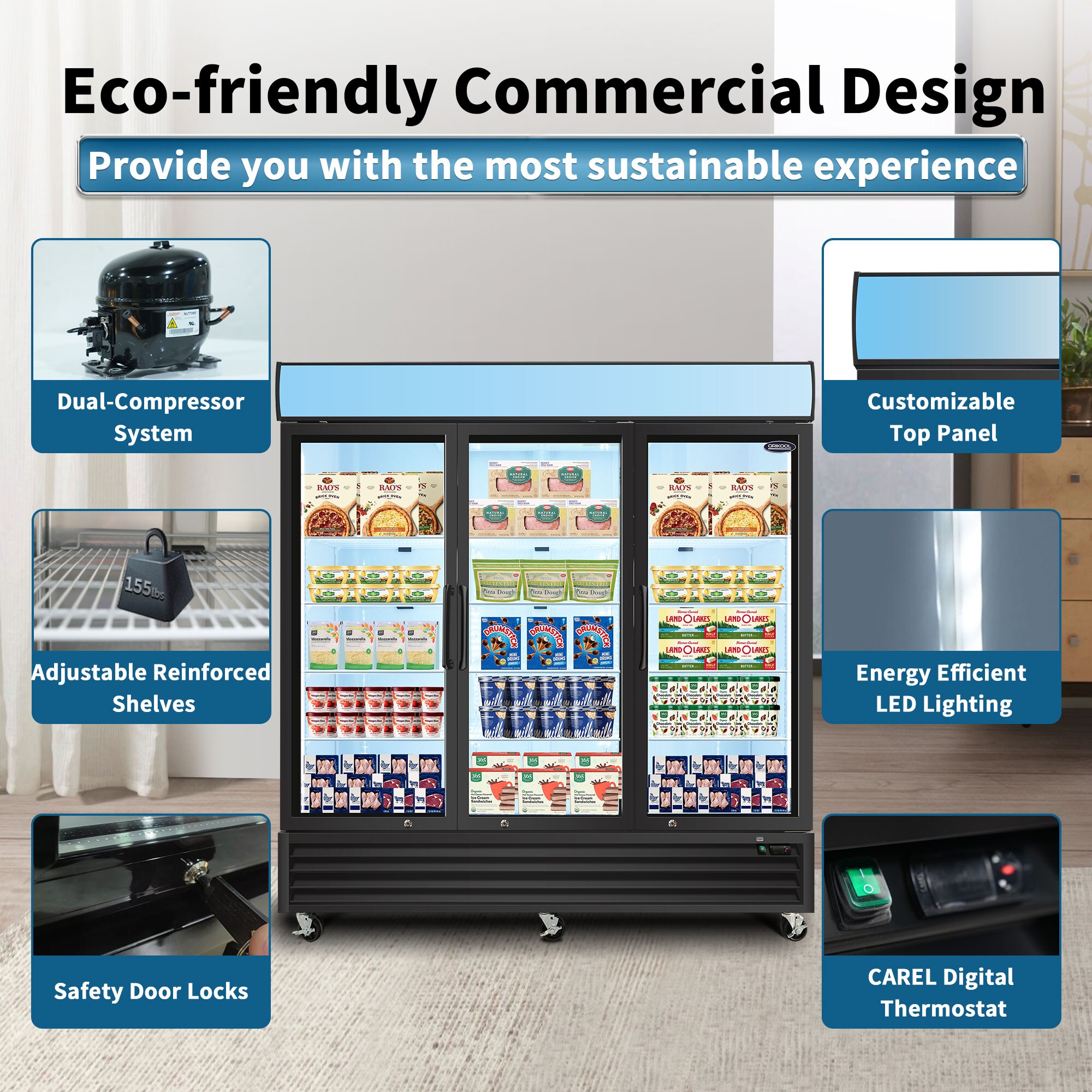 Xspracer ML-CF615 Commercial-Freezers - View #5