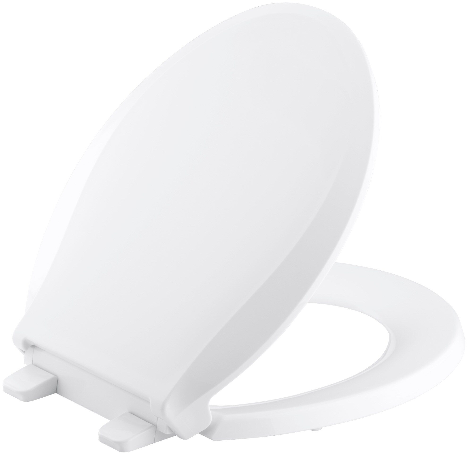 KOHLER 4639-0 Cachet Plastic White Round Soft Close Toilet Seat