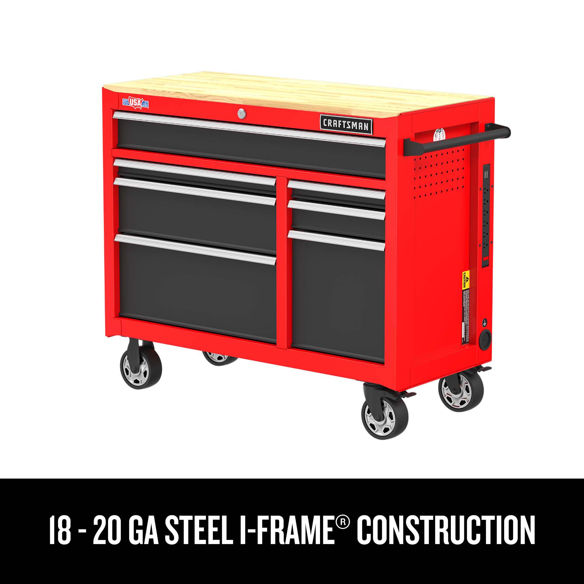 Black and Decker Constructor 7 Models in 1 Set - RED TOOL BOX