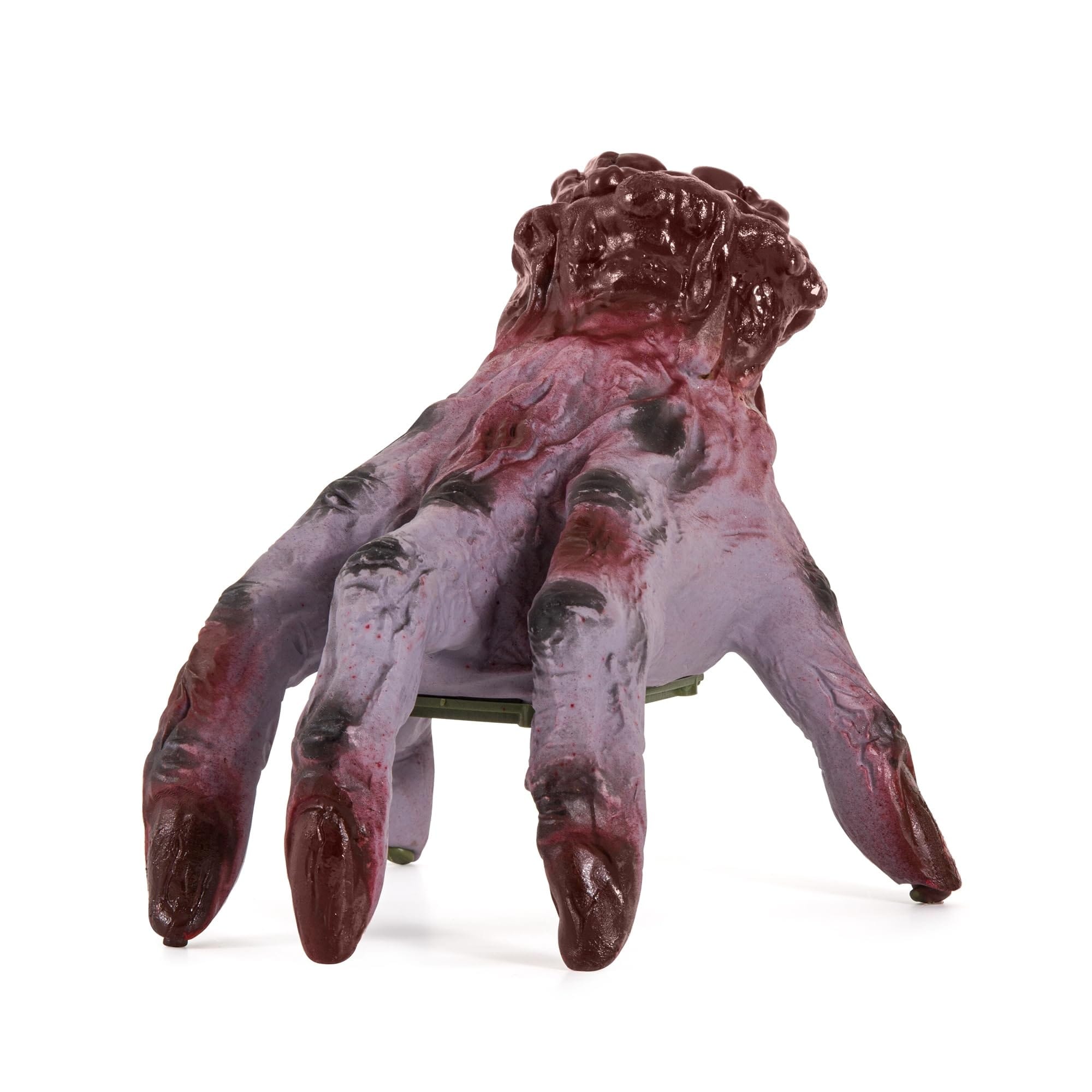 Numhew 6in W 8in H Sound Activated Brown Crawling Zombie Hand Halloween Decoration