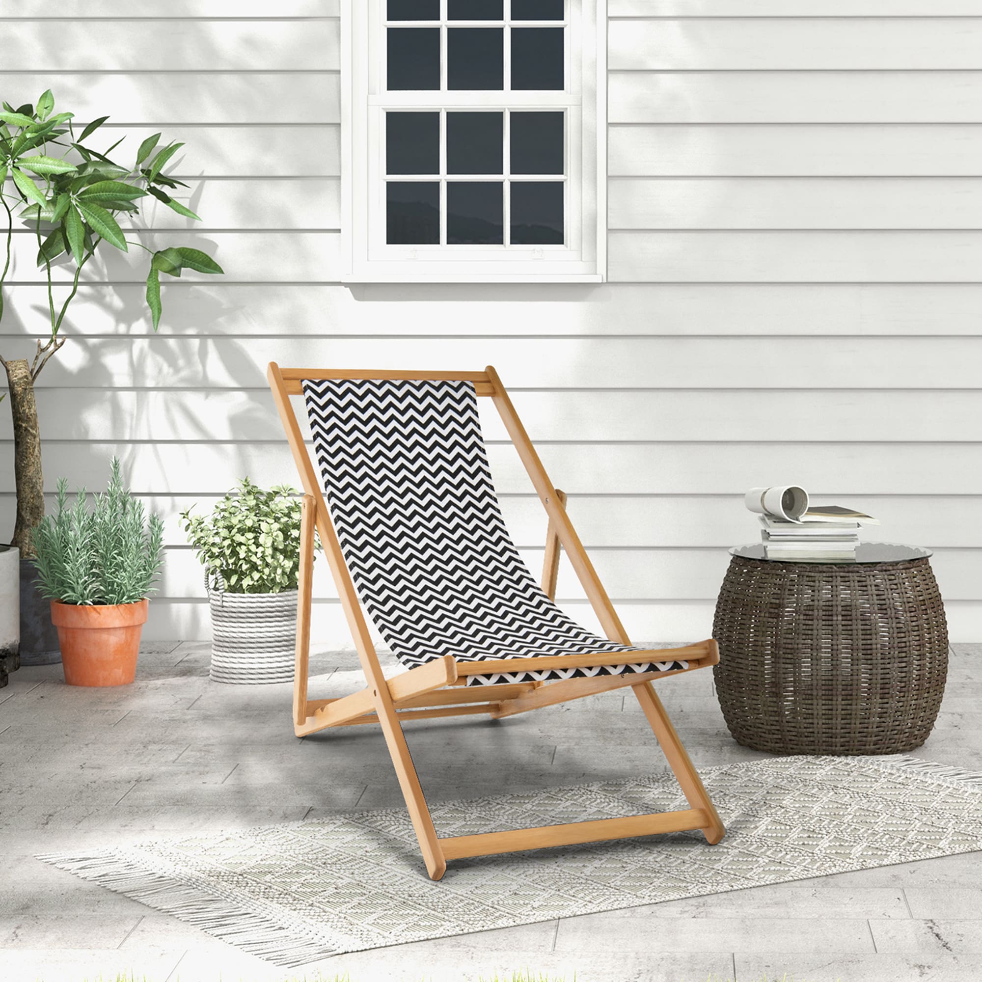 Folding chaise lounge store chair lowes