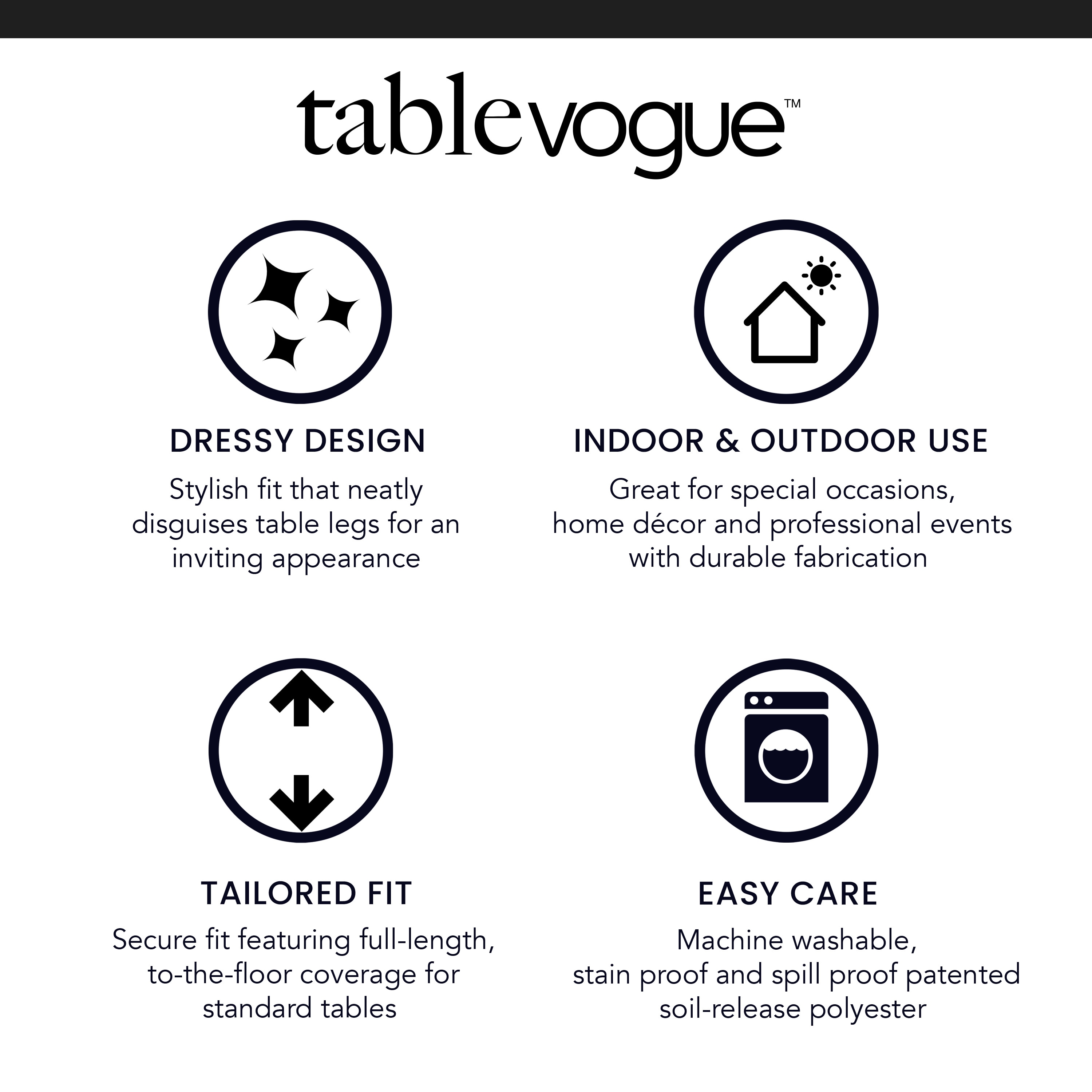 WestPoint Home 028828403322 Table-Covers - View #4