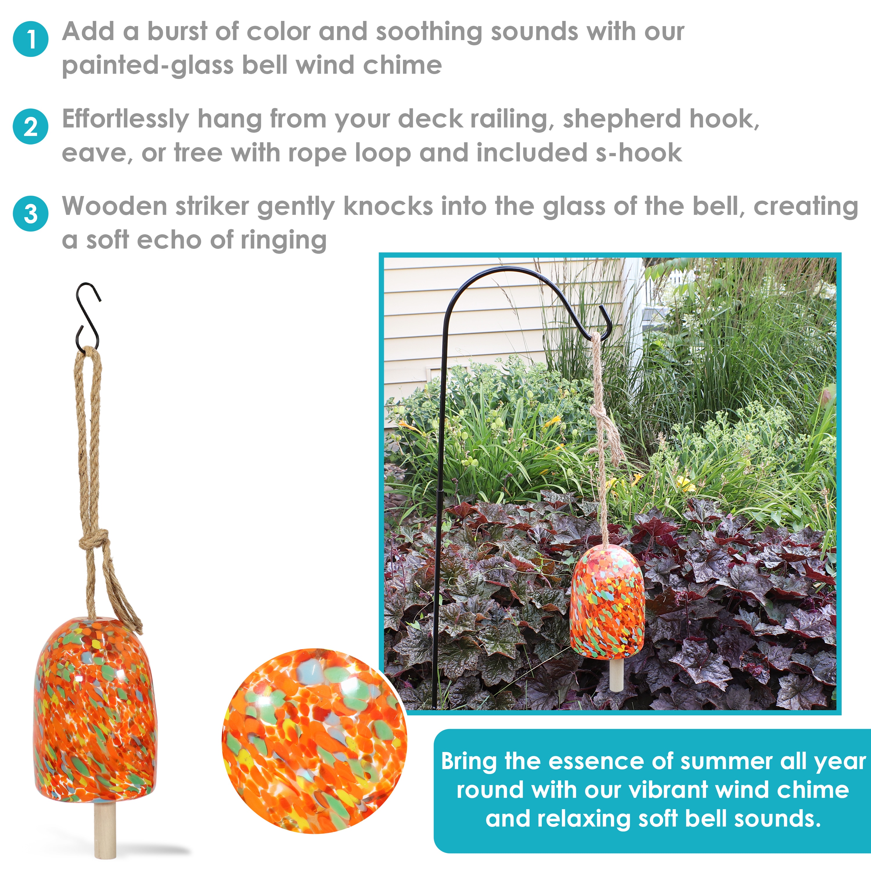 Sunnydaze Decor ZIB-836 Wind-Chimes - View #4
