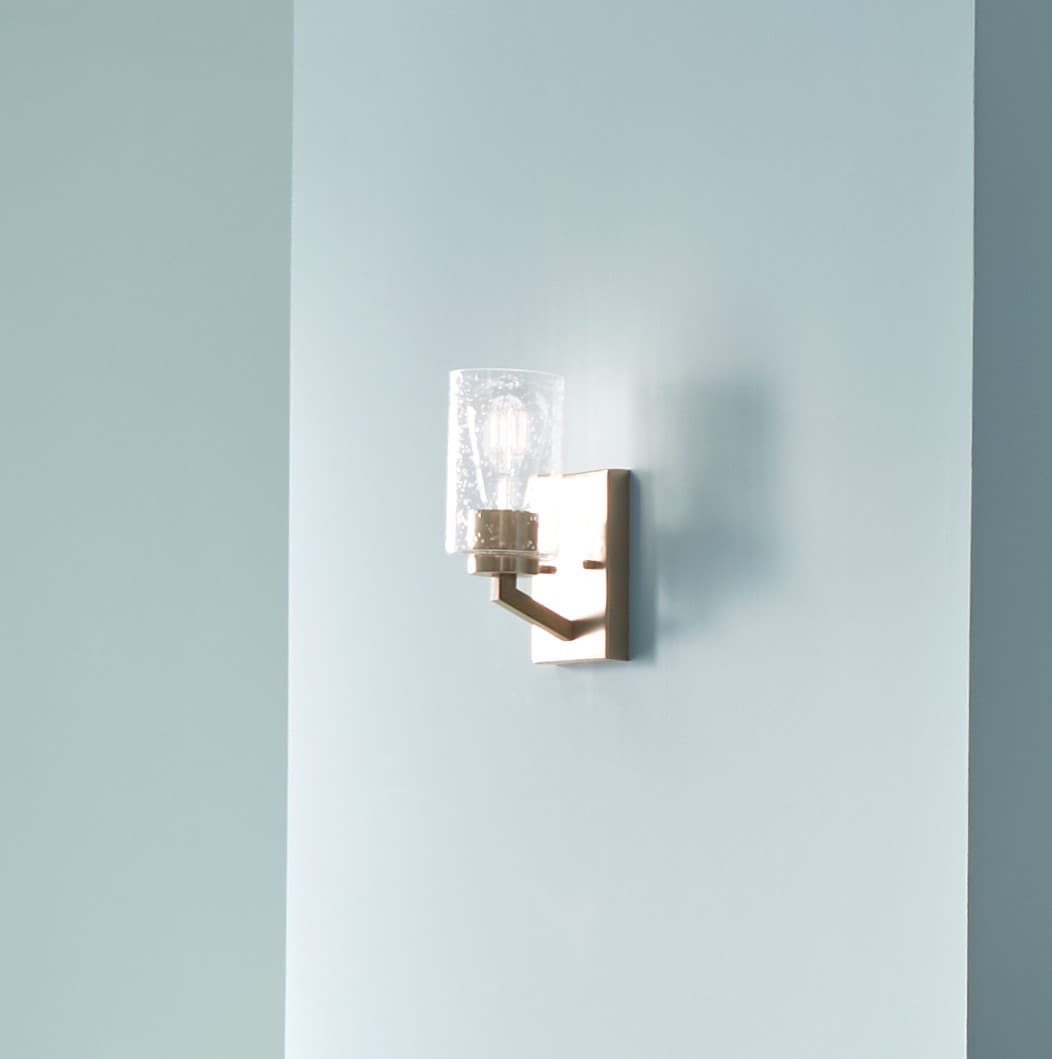 Kichler 43038DAG Deryn 4.5-in 1 -Light Distressed Gray Farmhouse Vanity light
