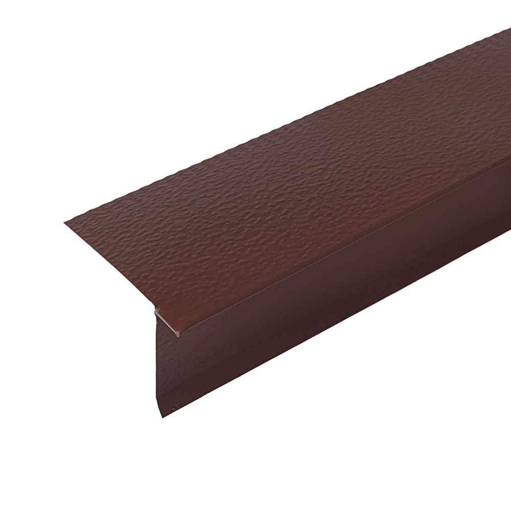 EDCO ArrowLine 3.38-in x 10-ft Royal Brown Galvanized steel Drip Edge
