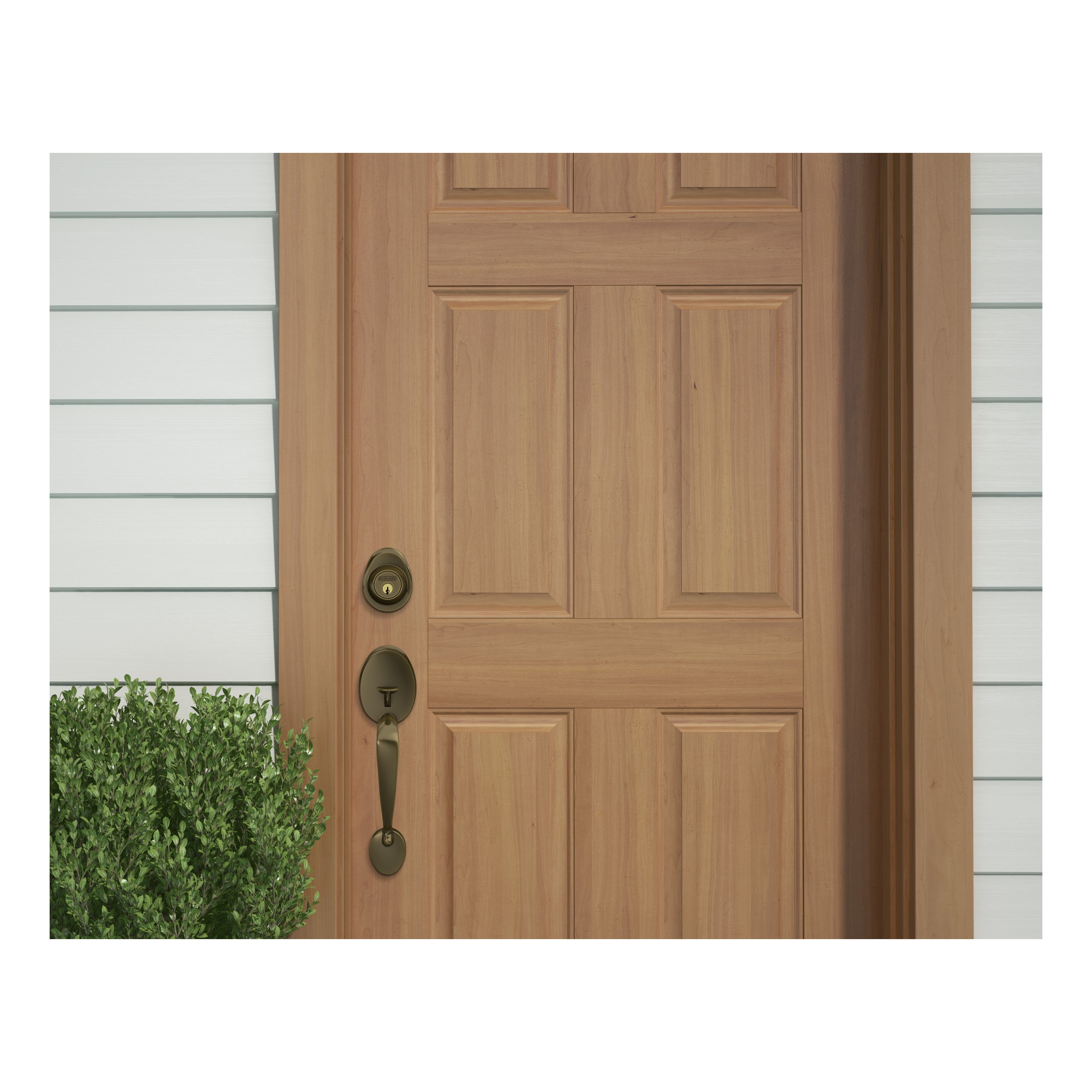 Home Front by Schlage UH60 G RWL 609 BAN handlesets - View #2