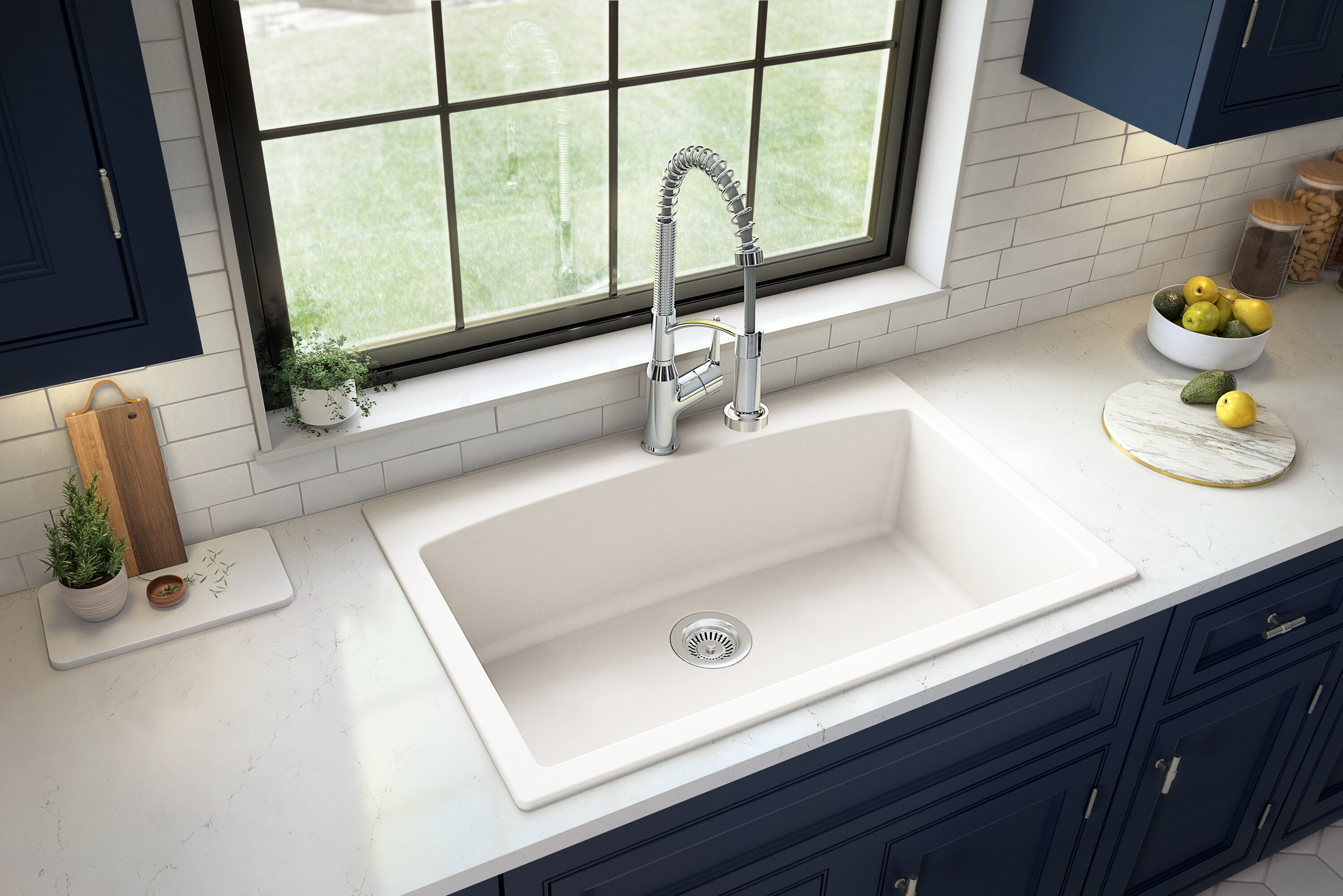 Karran QT-712-WH Kitchen-Sinks - View #4