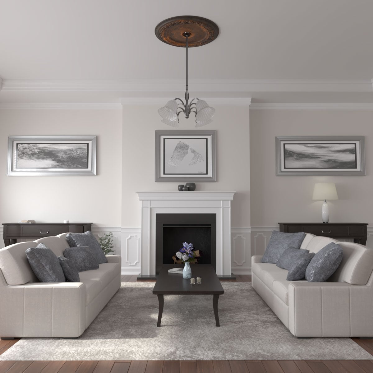 Ekena Millwork CM41CARUS Ceiling-Medallions - View #4
