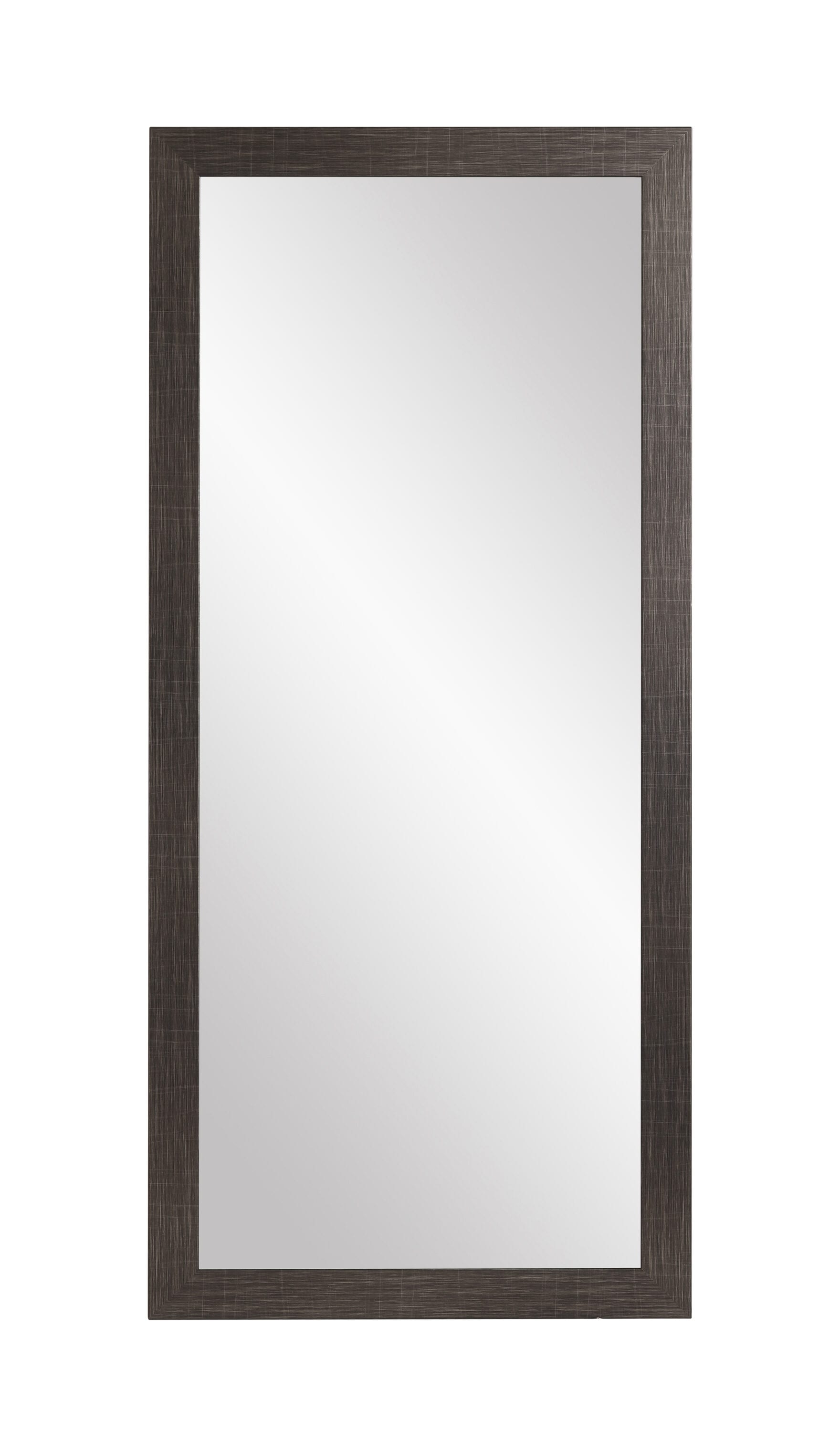 BrandtWorks AV5TALL 32-Inches W x 65.5-Inches H Rectangle Black/Scratched Framed Full Length Vanity Mirror