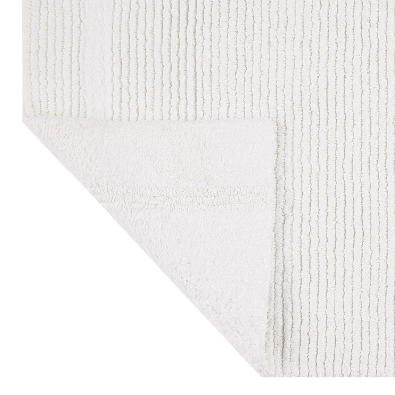 allen + roth 24-in x 60-in Taupe Cotton Bath Mat in the Bathroom