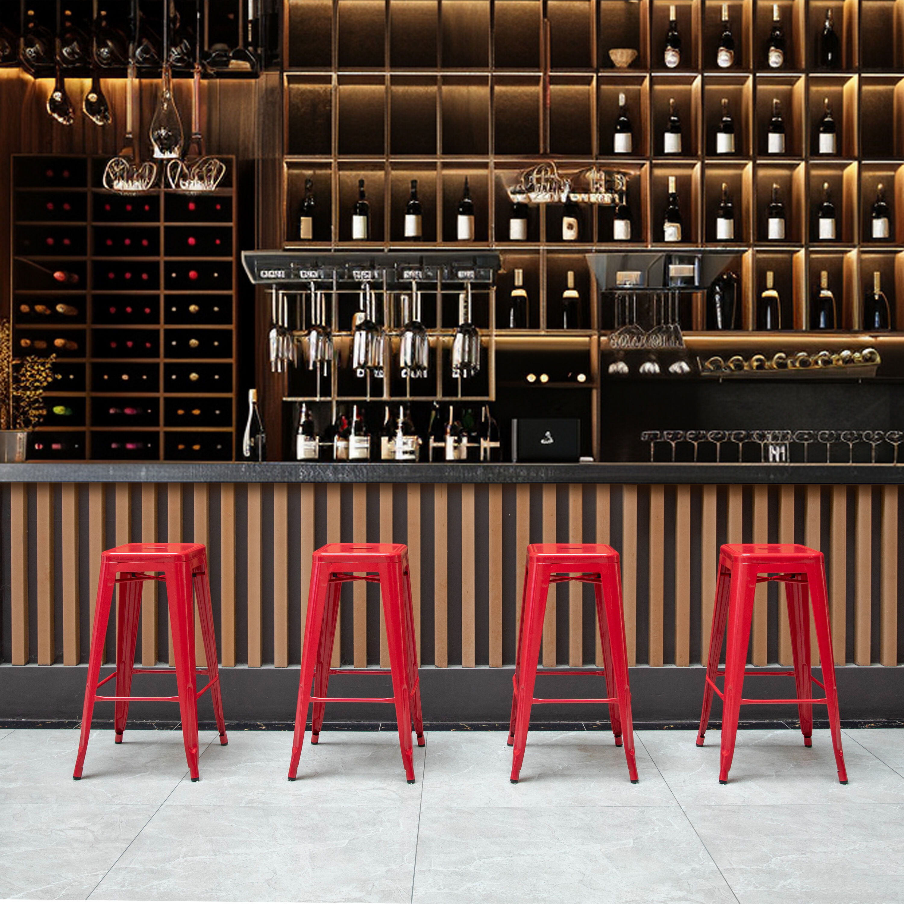 Basicwise QI004783.RD.4 stools - View #3